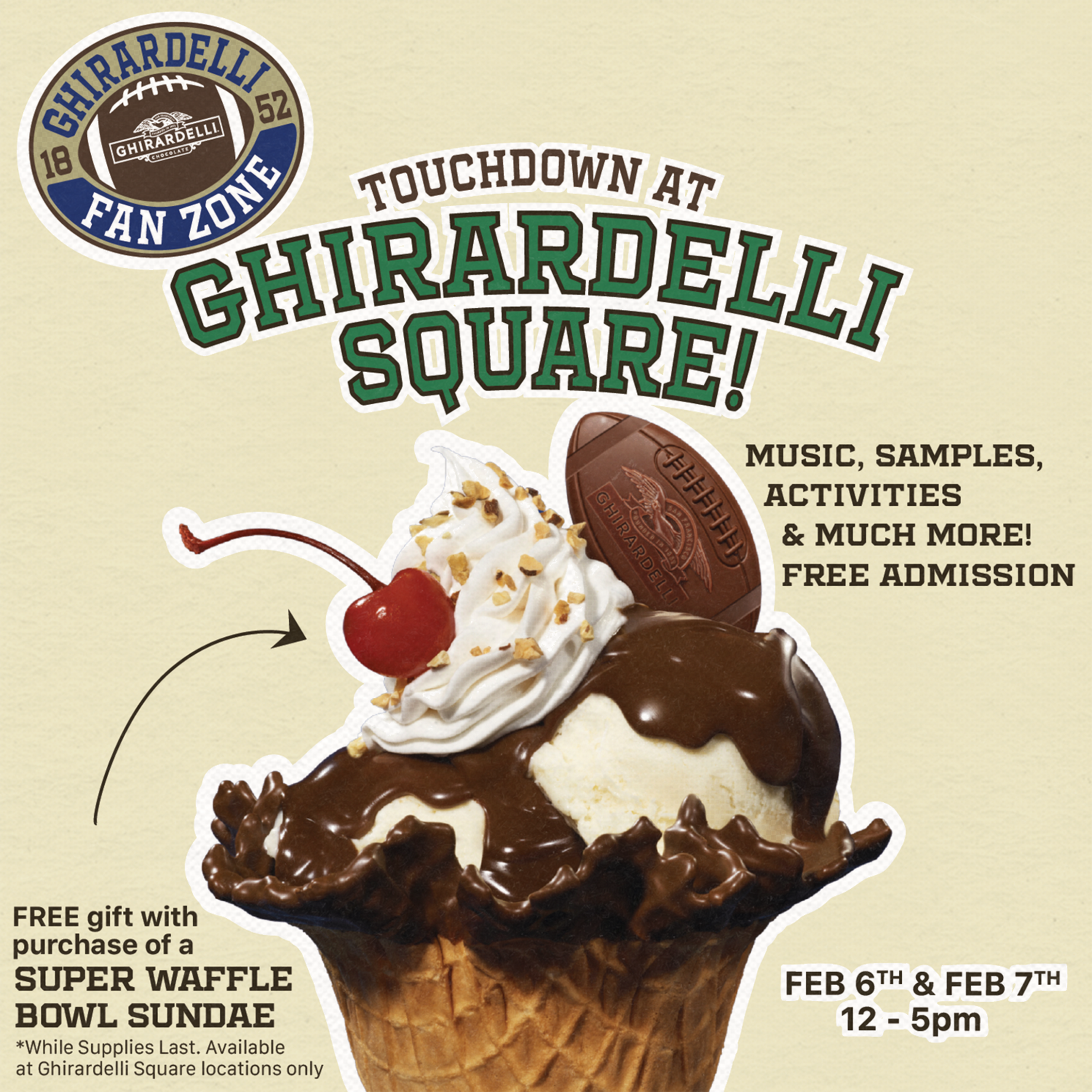 Ghirardelli Chocolate Fan Zone
