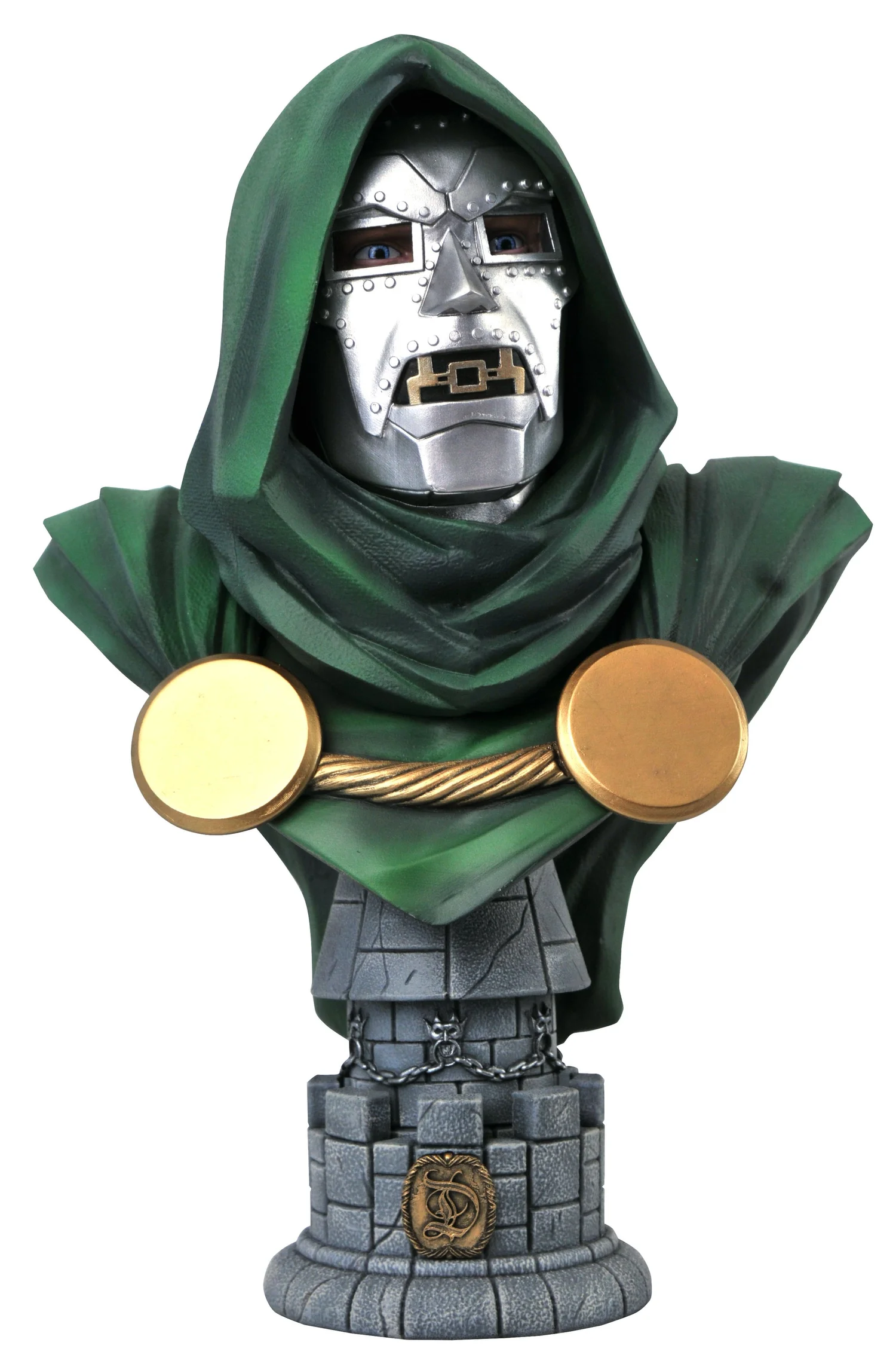 Diamond Select Marvel Legends In 3D Doctor Doom 1:2 Scale Bust Ltd To 1000  — Infinity u0026 Beyond - Action Figures, Collectibles, Walking Dead u0026 More
