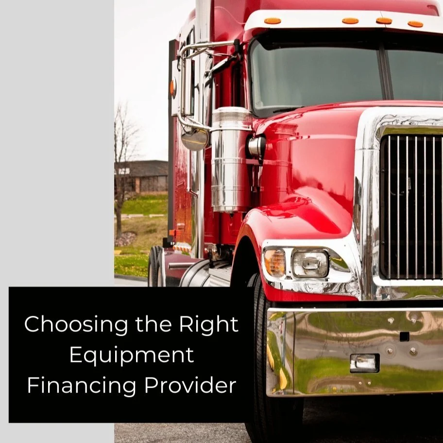 Top Considerations When Choosing an Equipment Finance Provider