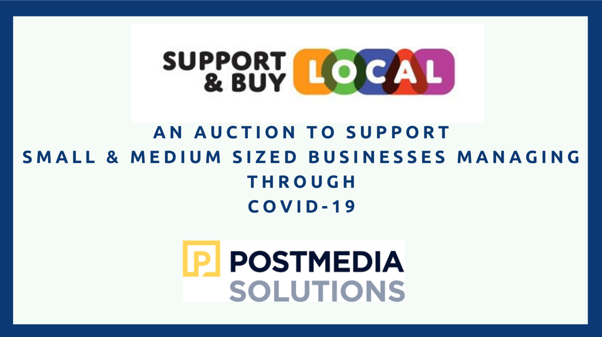 To support local businesses during the COVID-19 crisis, Postmedia is launching the Support and Buy Local Auction, a special online event from June 22-29.The auction will provide businesses the opportunity to sell their products and services through …