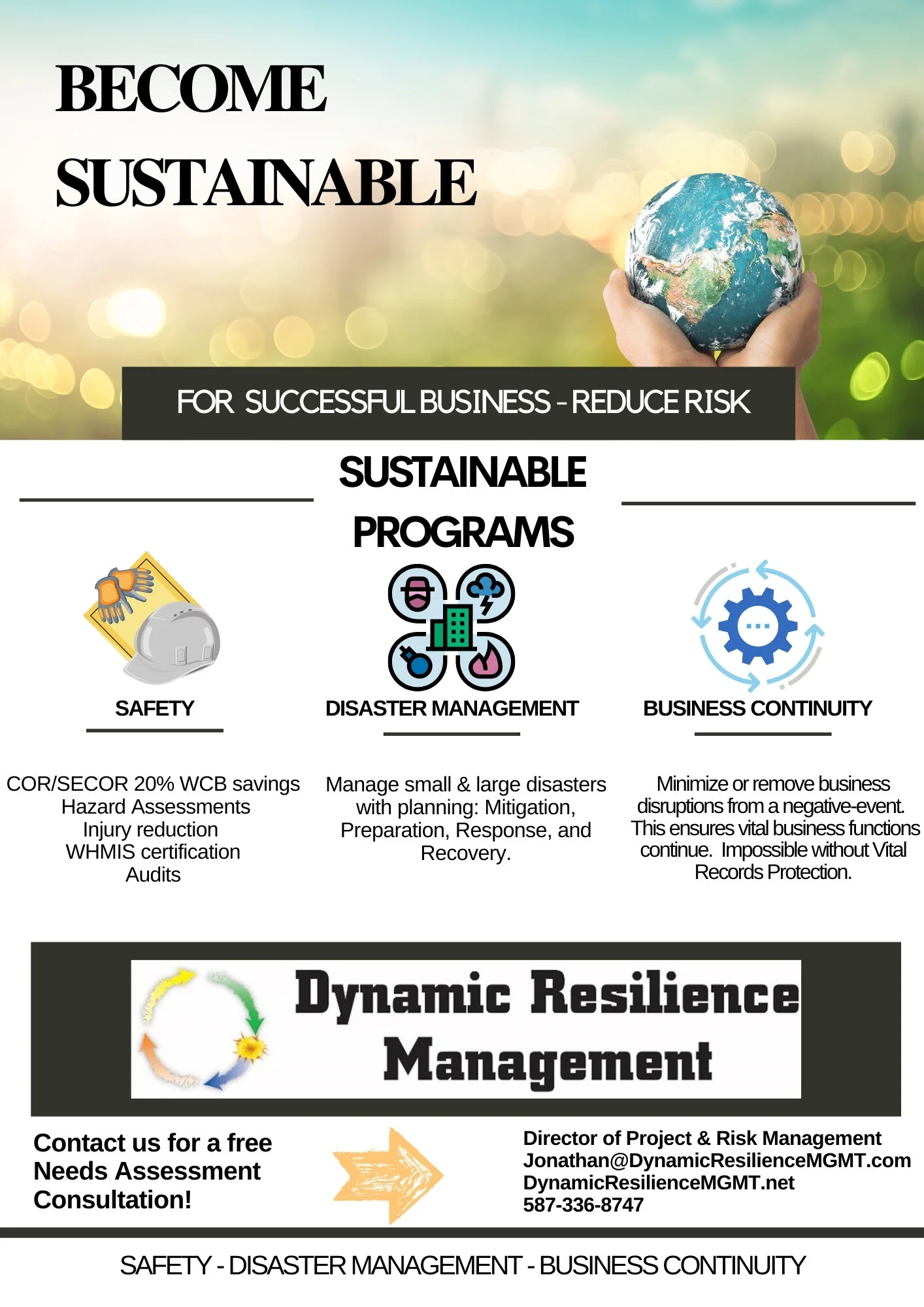 Becoming Sustainable in a Disaster