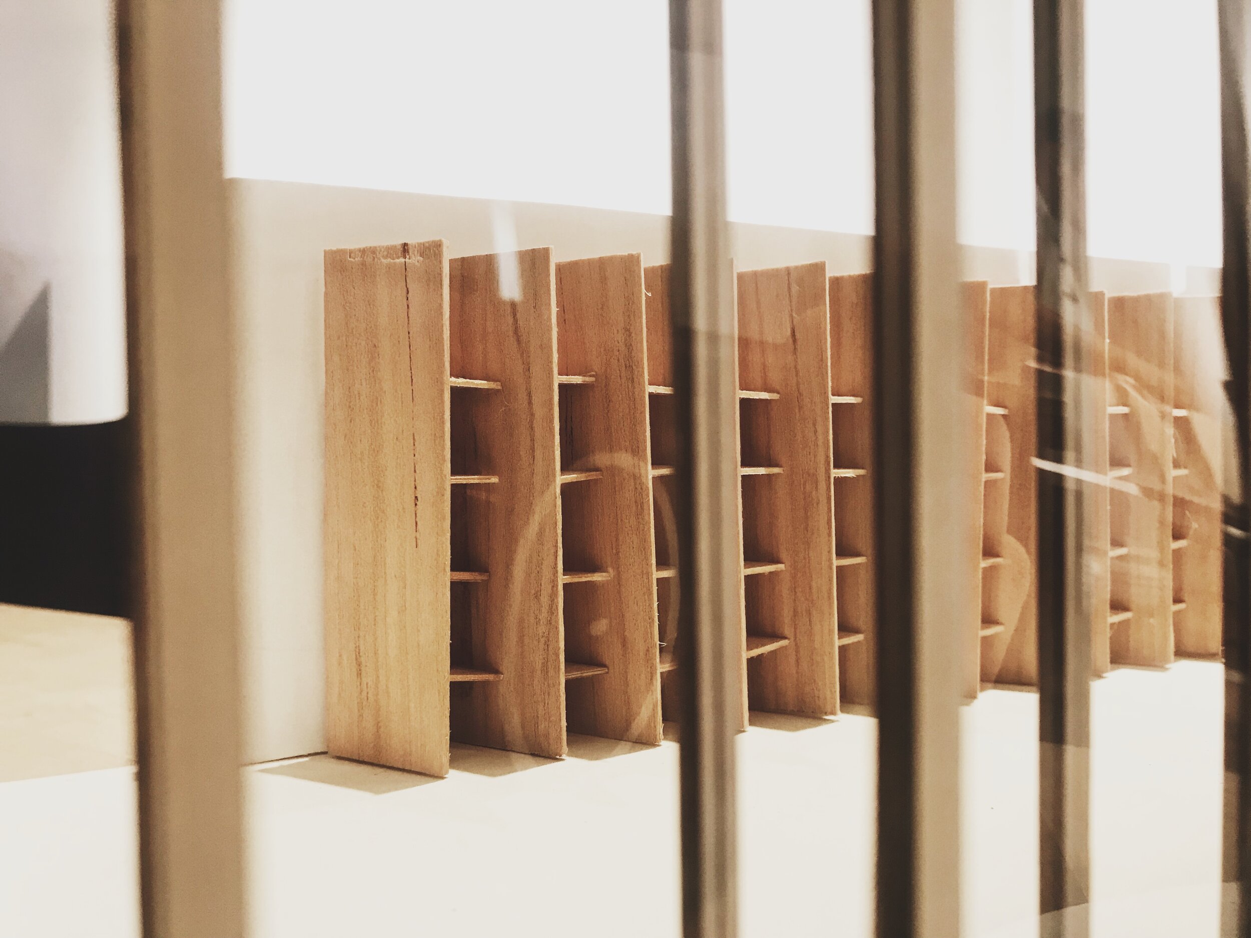  Physical model in 1/2 scale 