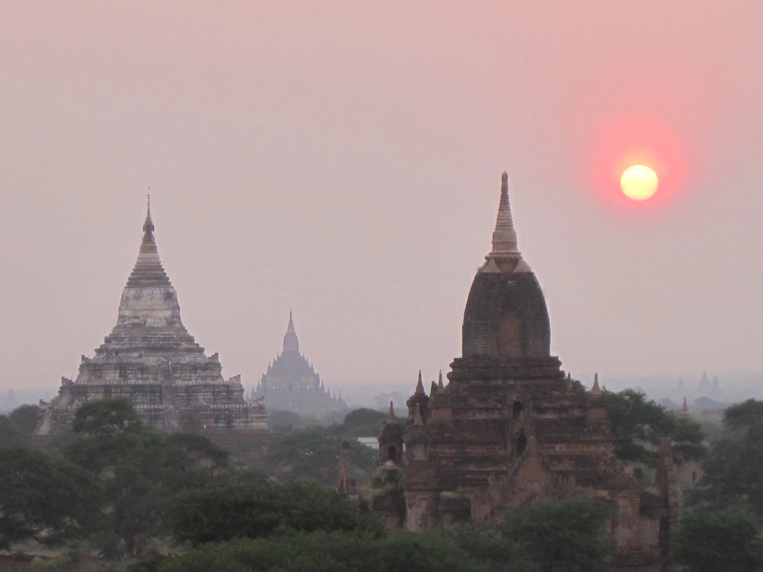 CYCLING TOWARDS THE SUNSET – OLD BAGAN, MYANMAR