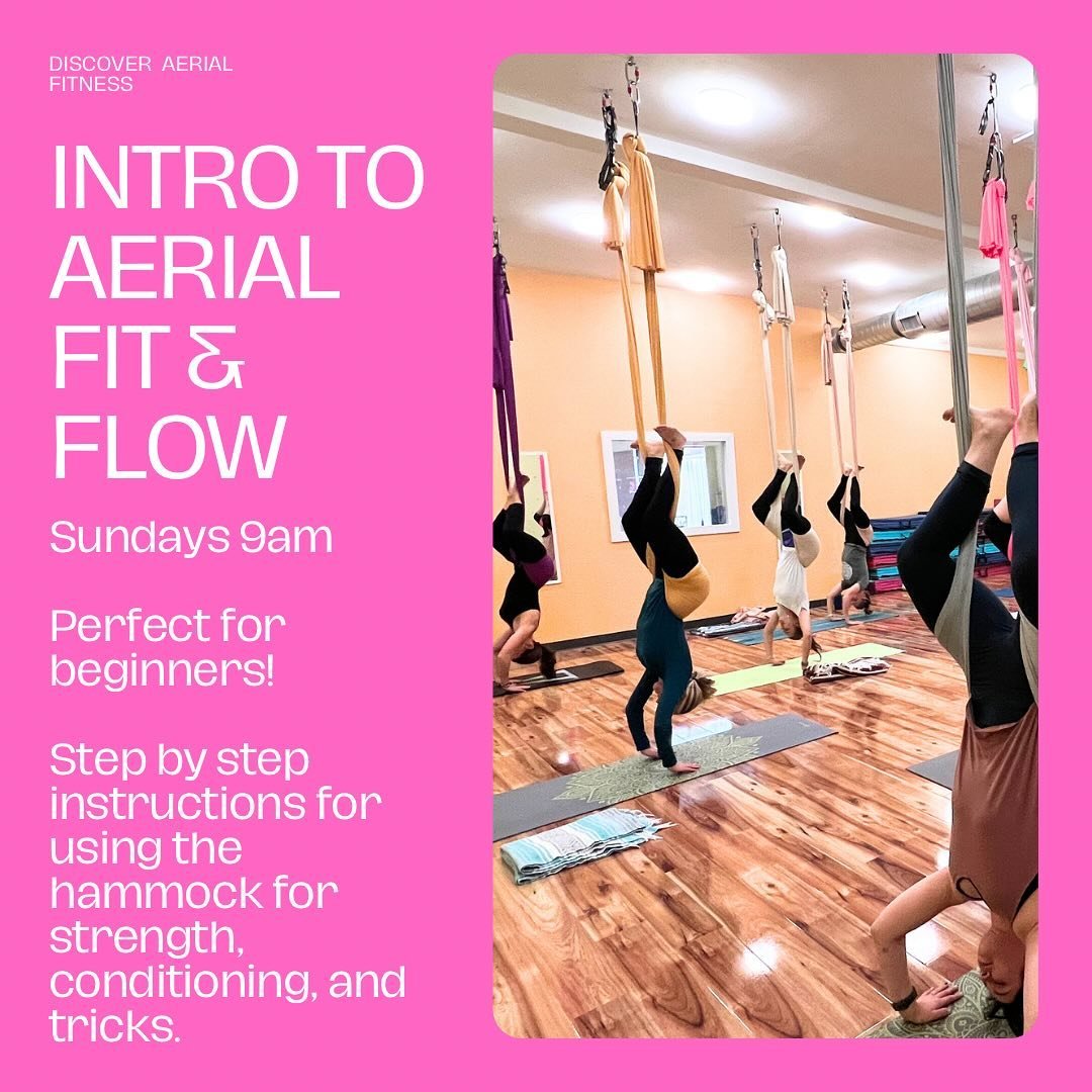 🌟NEW CLASS ALERT!!!

Intro to Aerial Fit &amp; Flow
Sundays 9am
Perfect for beginners who want to get familiar with the fabric through fun strength exercises and beginner tricks. 

No experience necessary.

Sign up @hellosunshineyoga_ 

#beginneraer