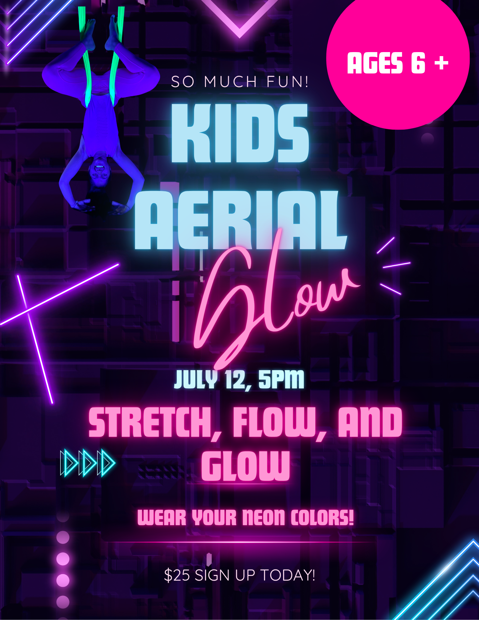 Kids Aerial Glow