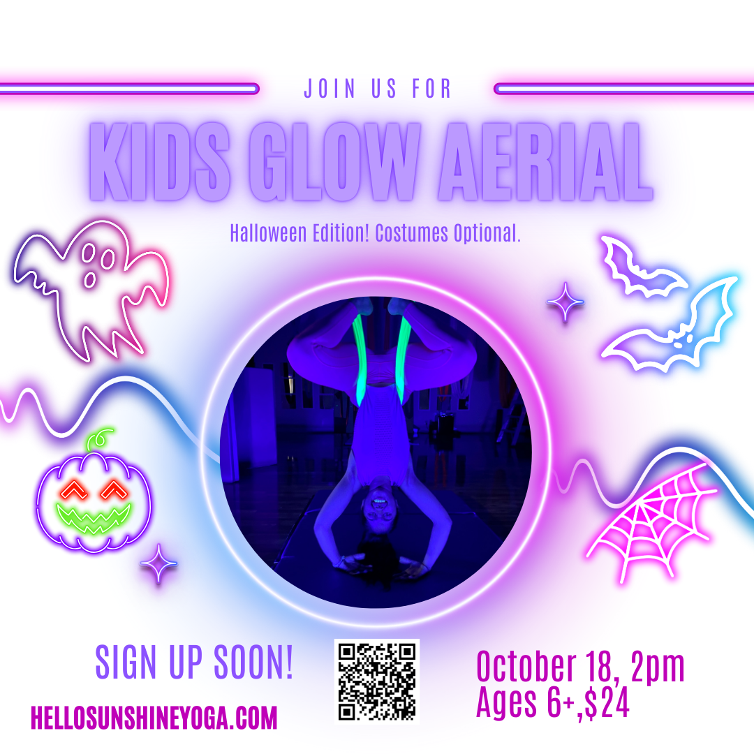 Kids Glow Aerial Halloween Fun!
