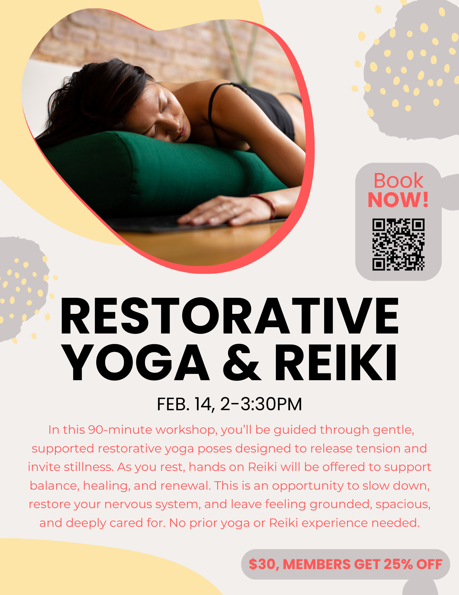 Restorative Yoga and Reiki