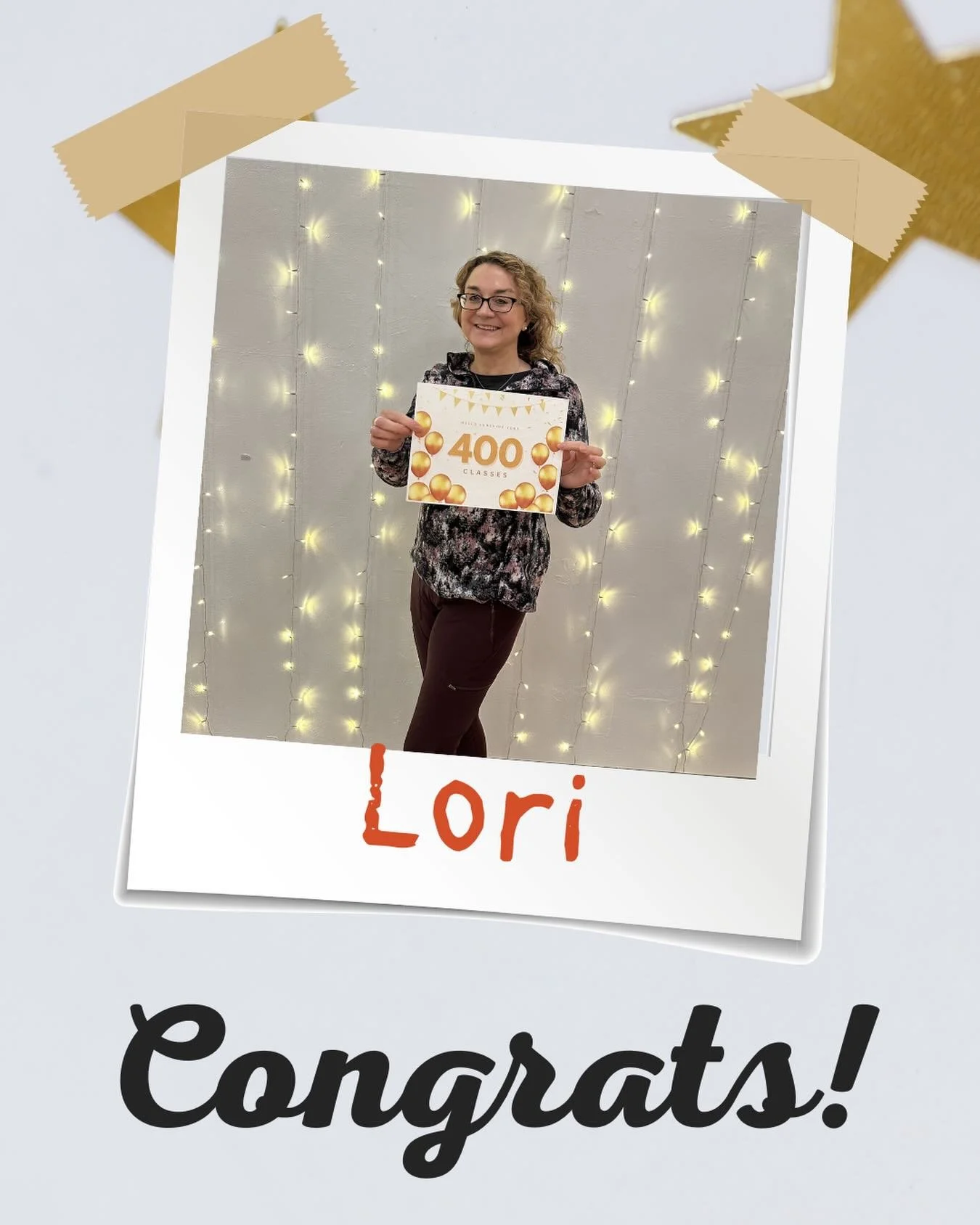 400!!! Wow! Congratulations, Lori! 🤩 
Lori started her practice at Hello Sunshine Yoga in December 2021. She comes consistently four times or more a week. We appreciate her dedication and commitment. Way to go, Laurie!

#hellosunshineyoga