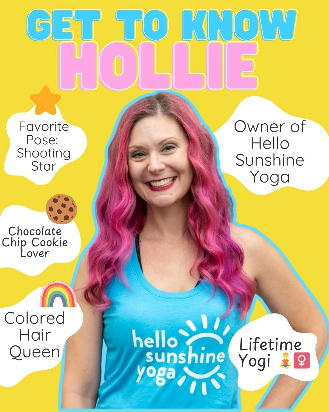 ☀️ This is Hollie, the heart behind Hello Sunshine Yoga!💛

The one who&rsquo;s created a space where you can show up exactly as you are. Whether you&rsquo;re flowing, resting, resetting, or just figuring it out as you go. 🧘&zwj;♀️Her classes feel l