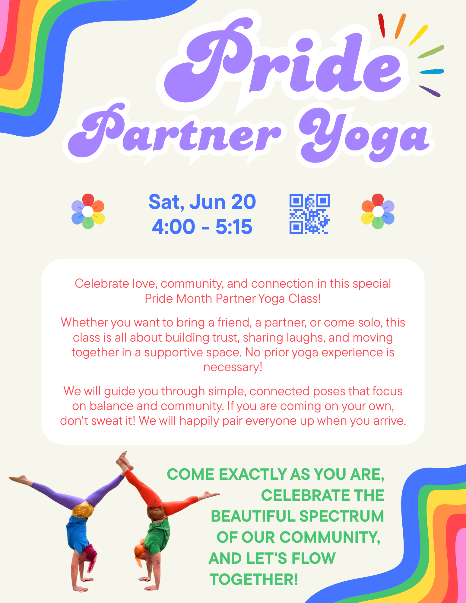 🌈Pride Partner Yoga 🌈