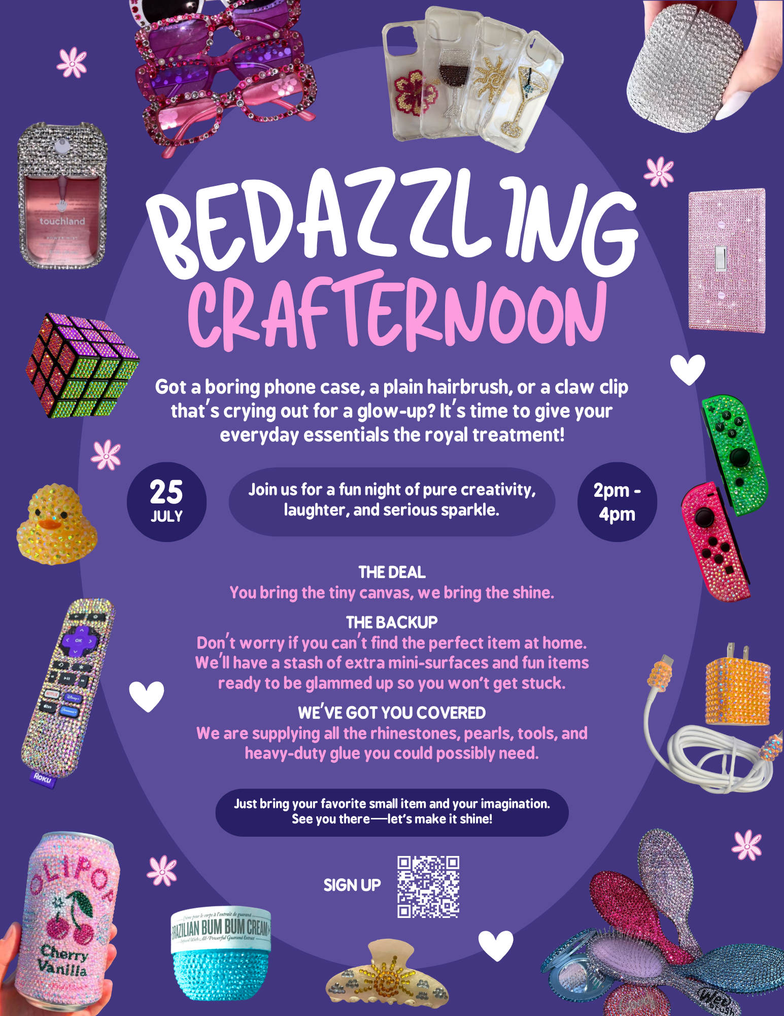 Crafternoon- Bedazzling