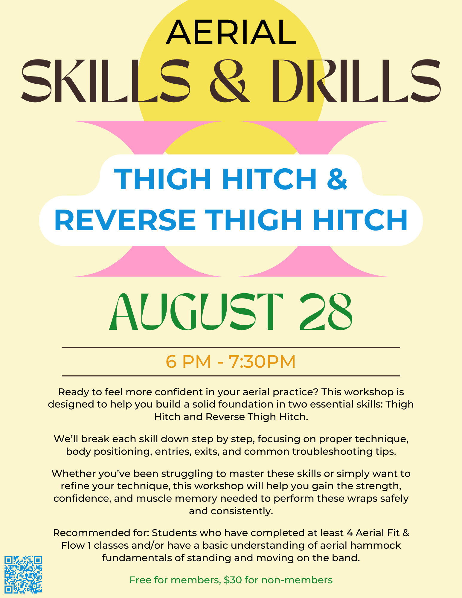 Aerial Drills and Skills: Thigh Hitch and Reverse Thigh Hitch