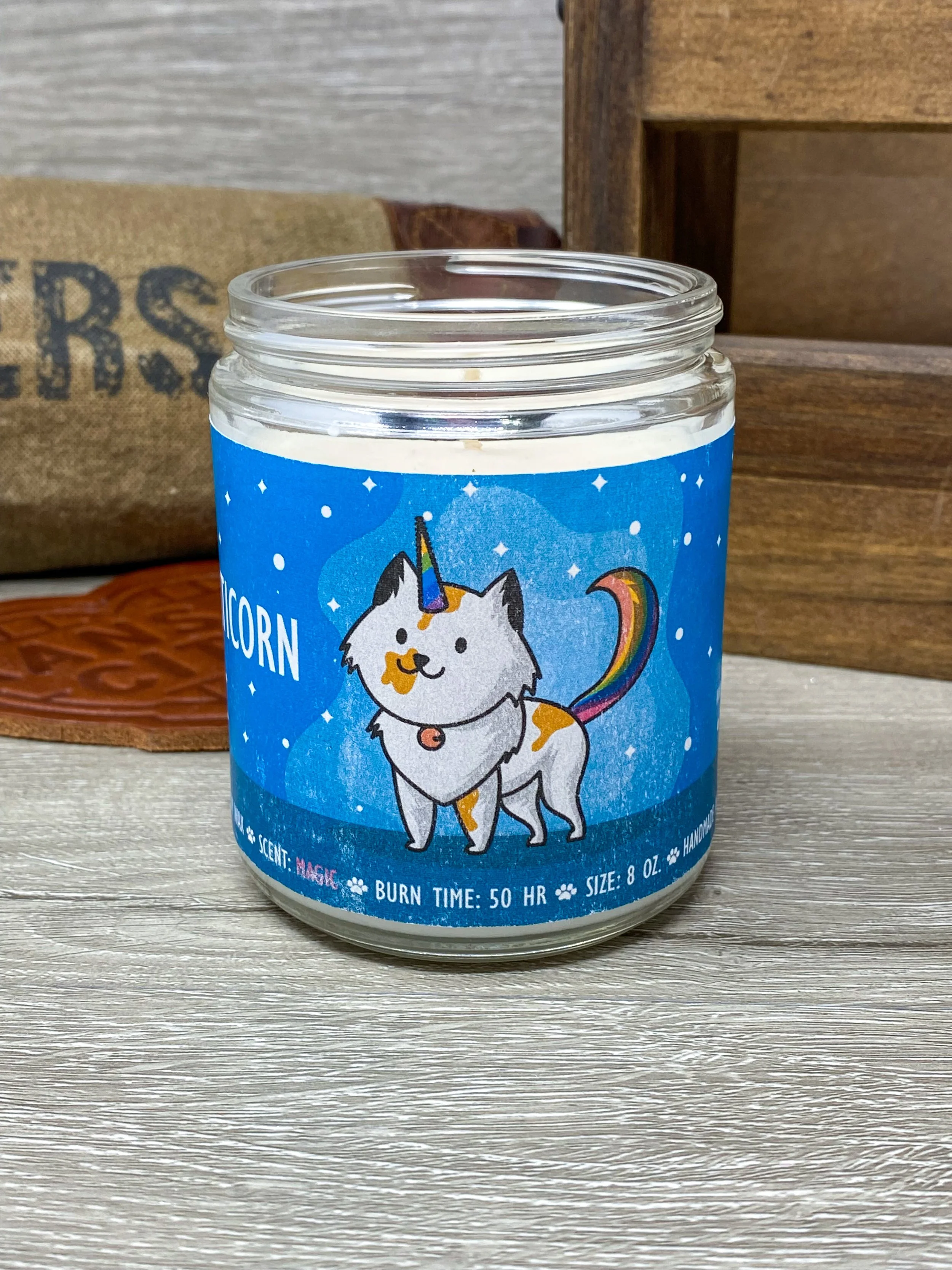 Whalez - Caticorn Candle  - You choose the scent