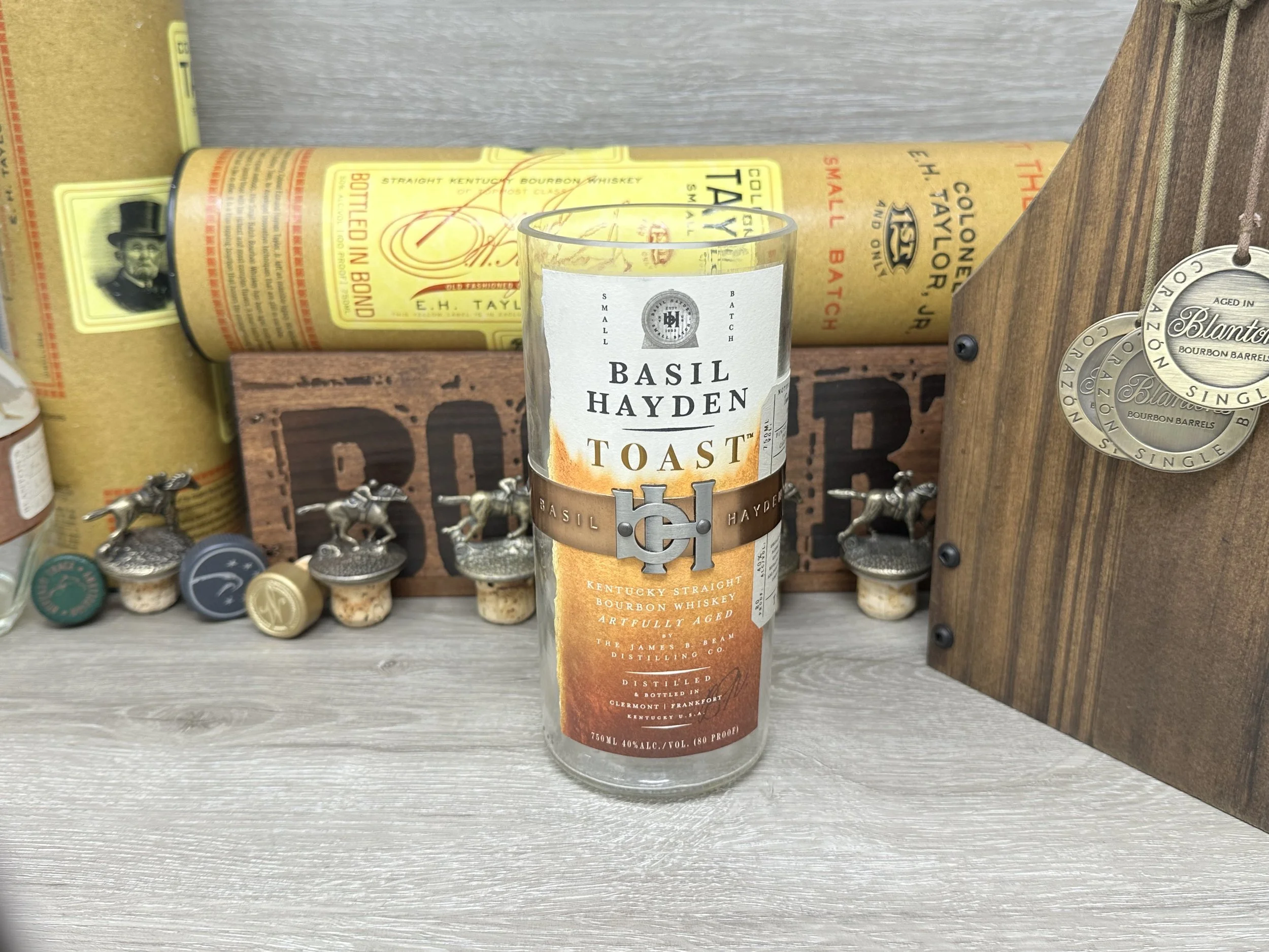 Basil Hayden Toast Candle