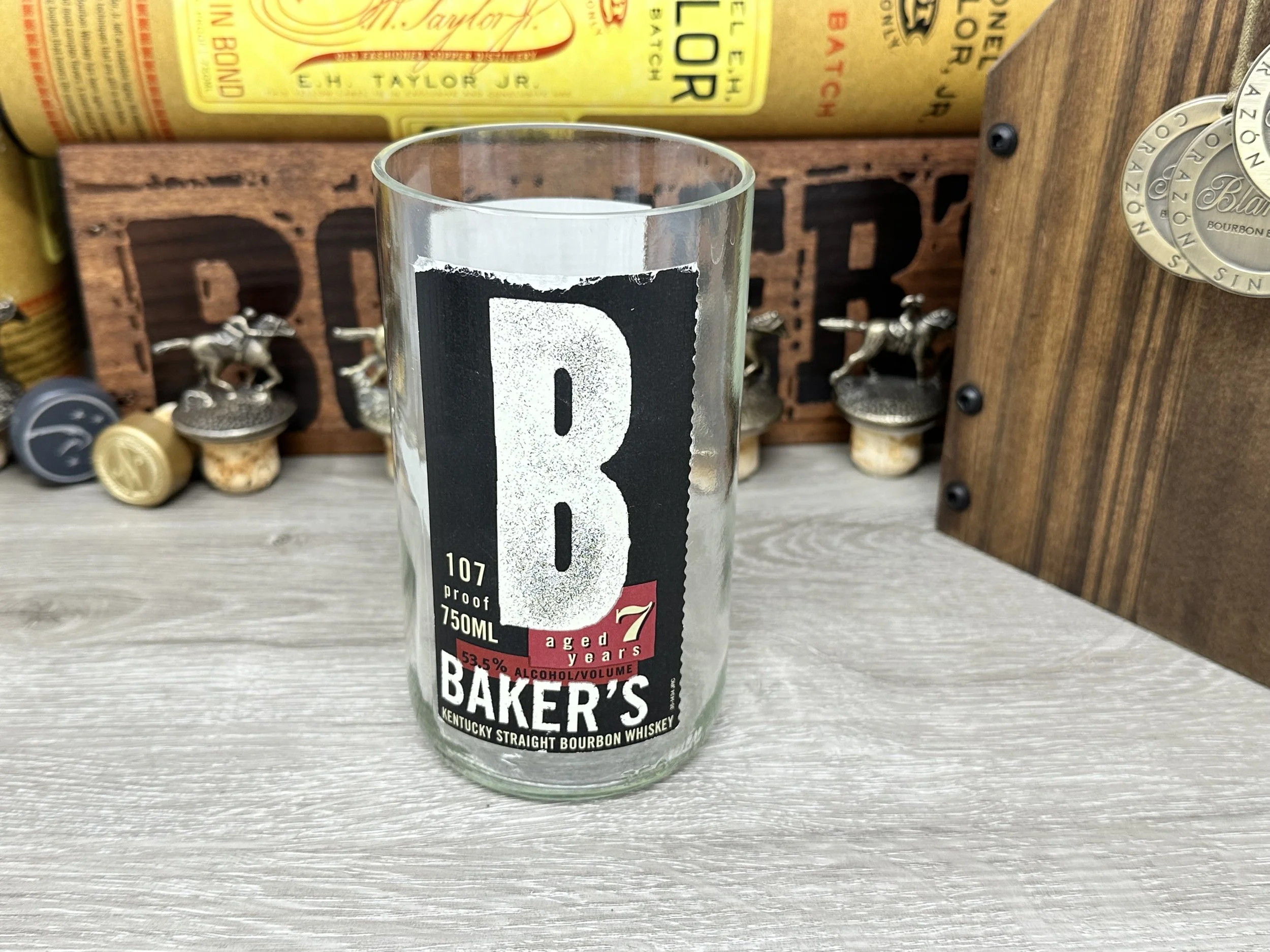 Baker's 7 Year Old Style Label Candle