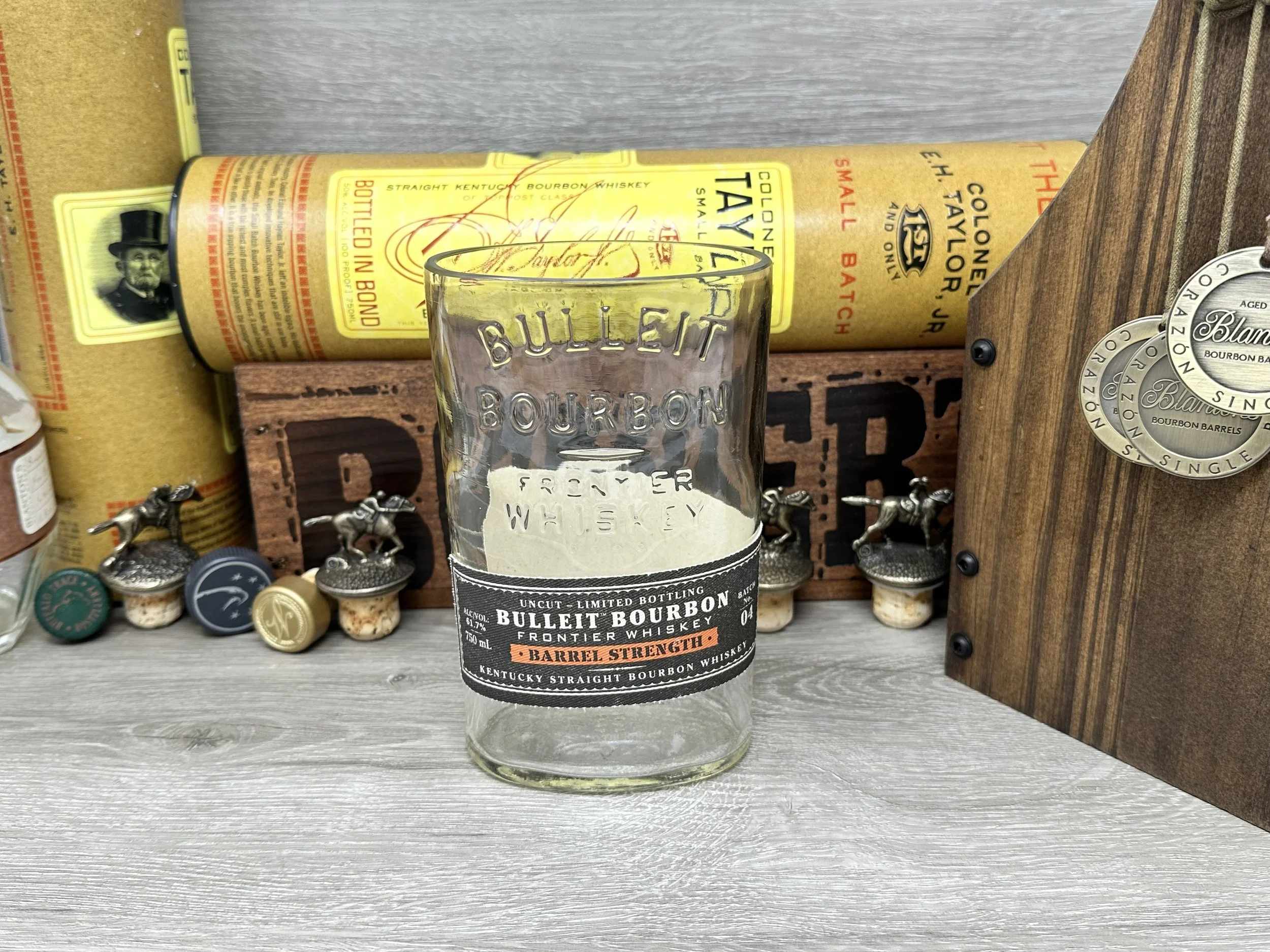 Bulleit Bourbon Barrel Strength Candle