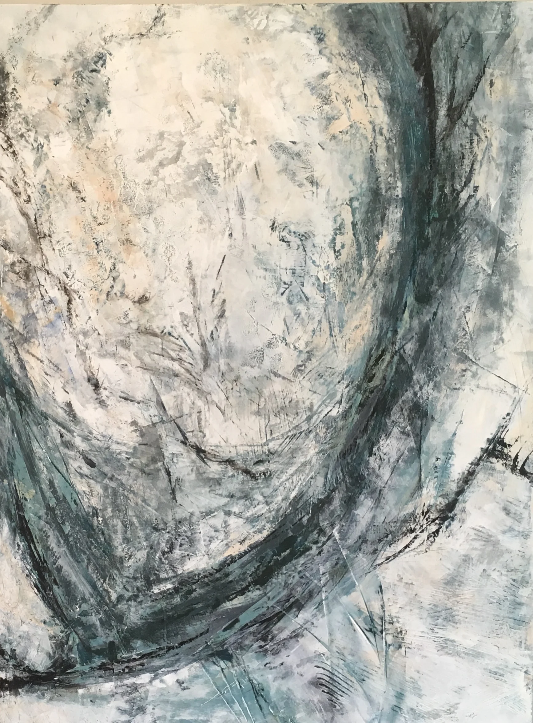 Inside That Moment. 40”x30”x2.5” SOLD