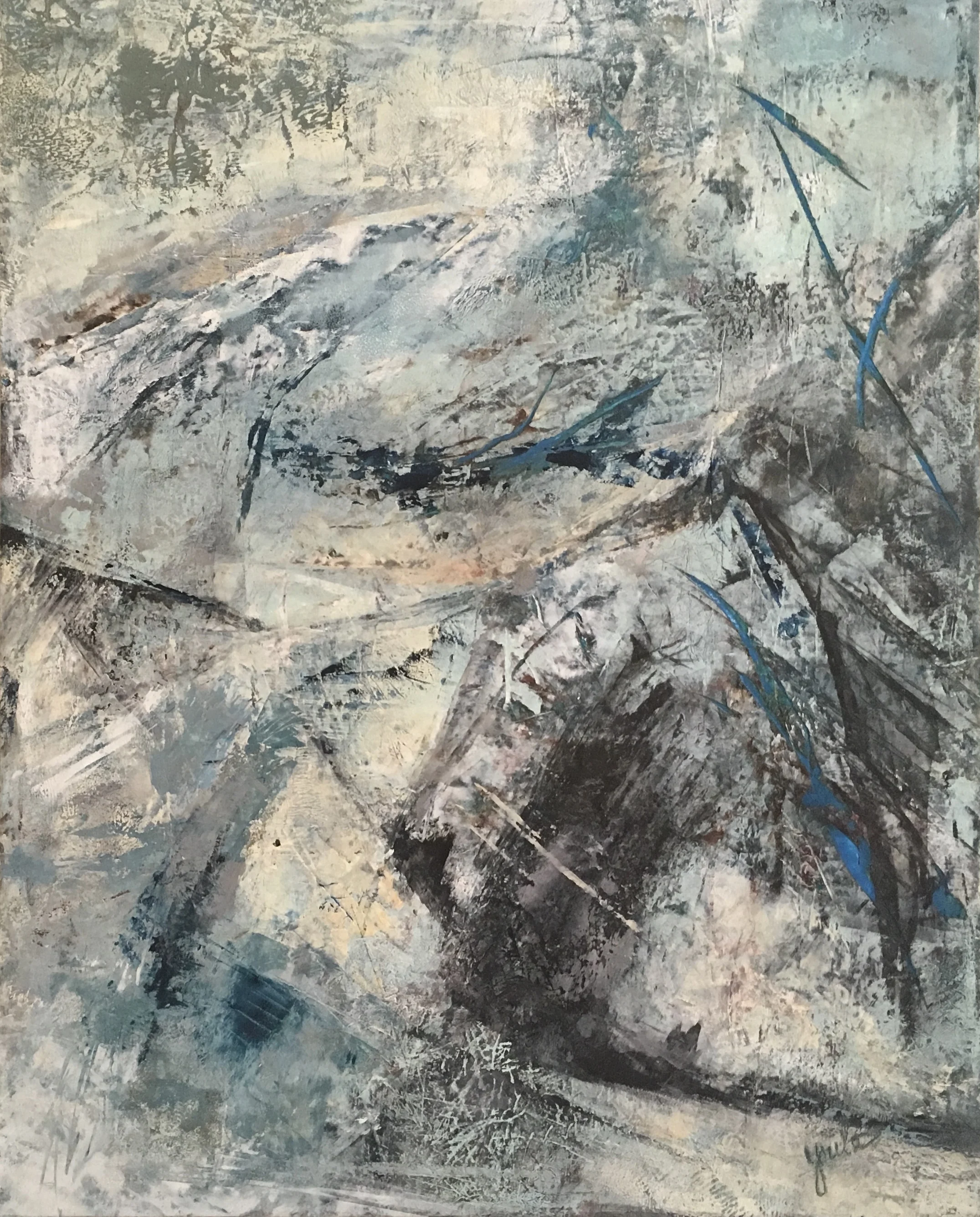Transitions. 20”x16”x1.5” SOLD