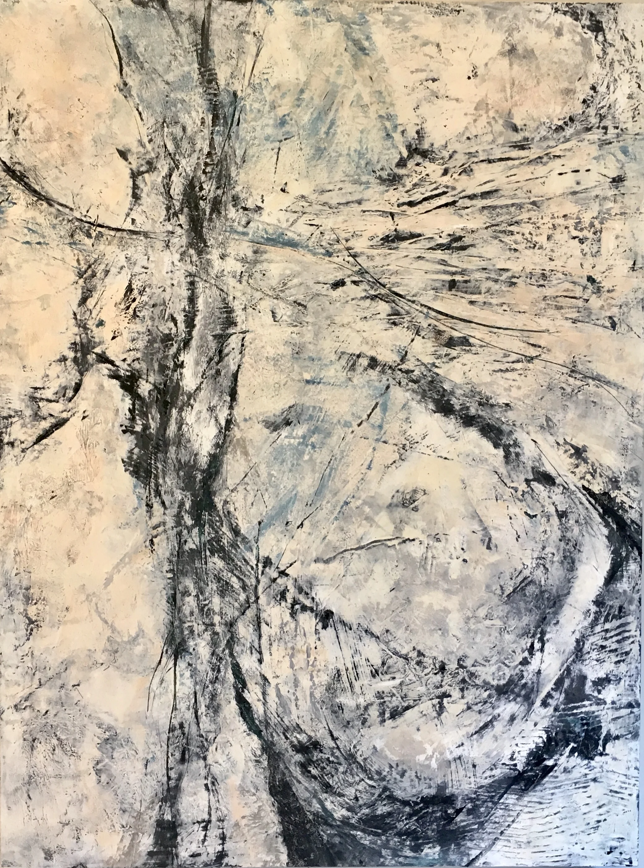 Shifting Energy 4. 40”x30”x2.5” SOLD