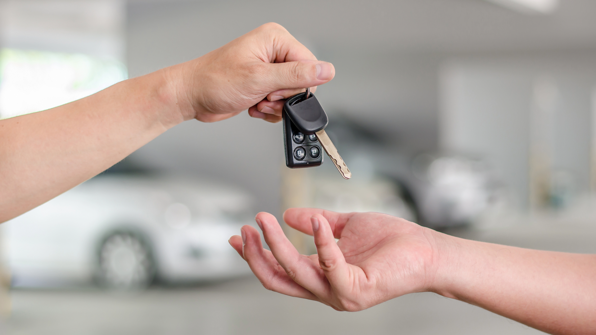 Handing Keys to Someone