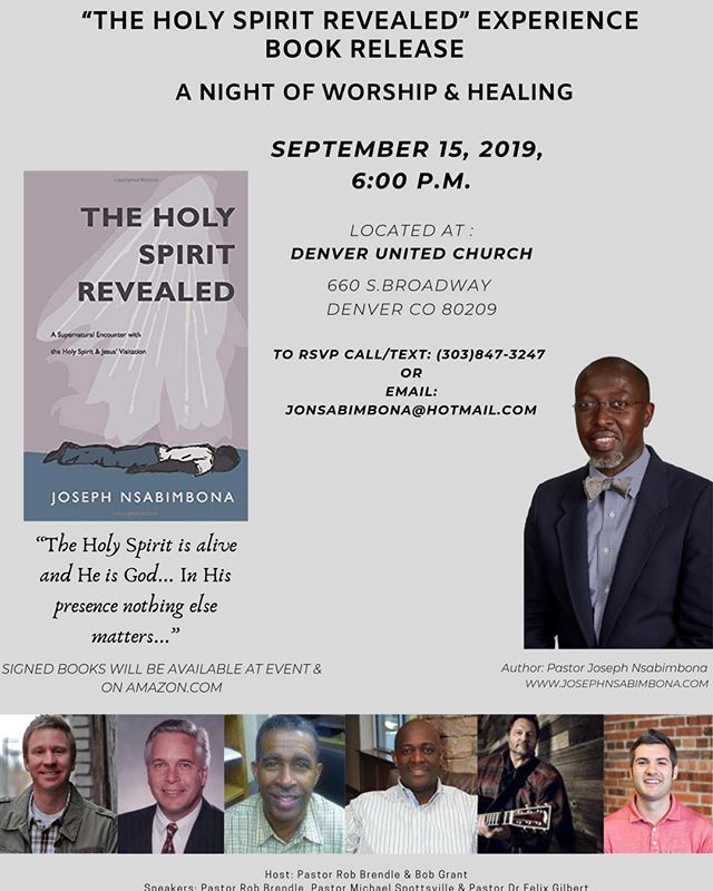 A Night of Worship &amp; Healing / A Book Release Event 
4 Churches Involved 
Free Coffee, Beverages &amp; Pastries
RSVP Encouraged
Limited number of books in the lobby