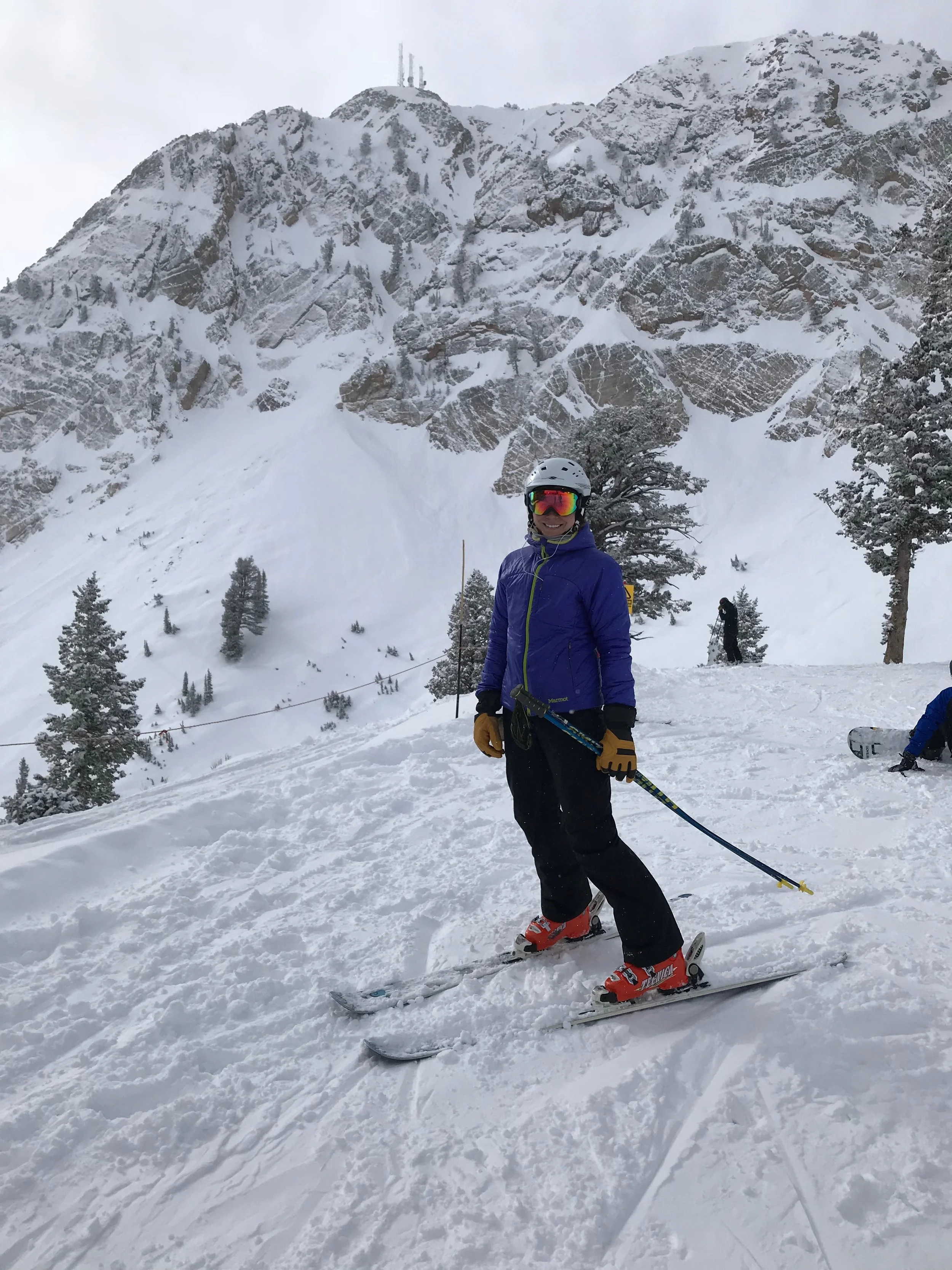 Turns at Snow Basin with friends.