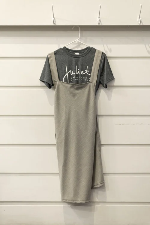 Apron's designed by Katrina for Juliet. Photo - JGauron