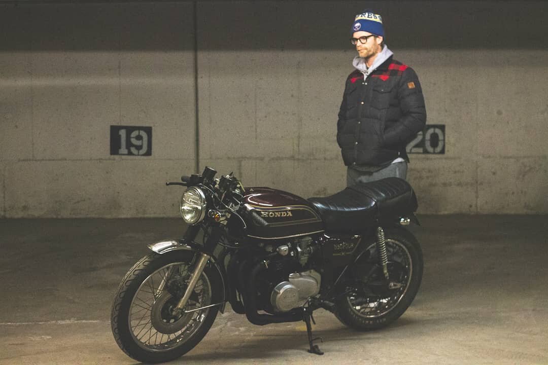 Old school pics for an old school bike.
Andrew and his 1978 CB550.
We rebuilt his engine for him, as well as the carbs, and set everything up properly in order for him to enjoy many more years of reliable riding. Also included some new clip on bars, 