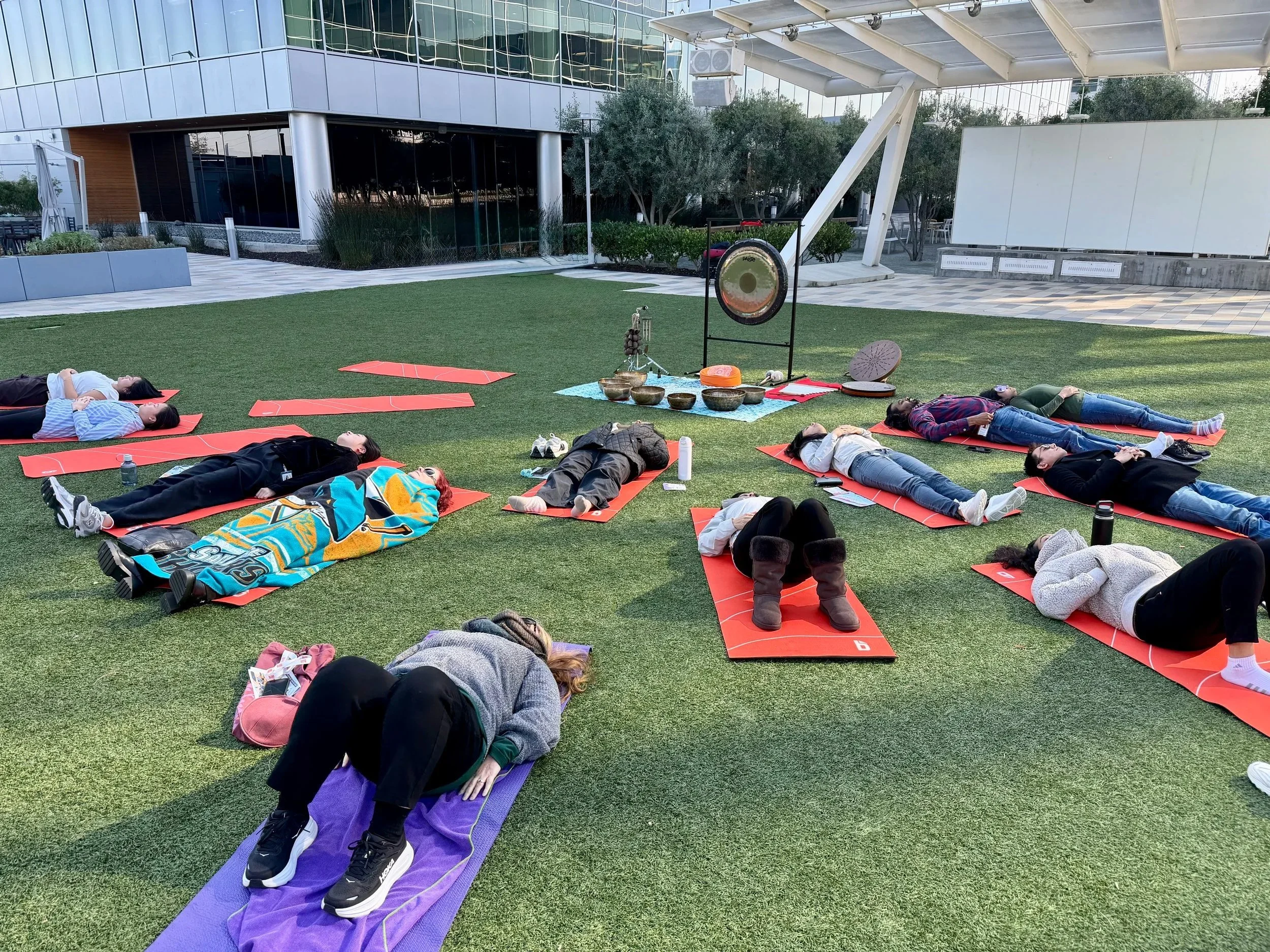 Outdoor Sound Bath at BILL in San Jose