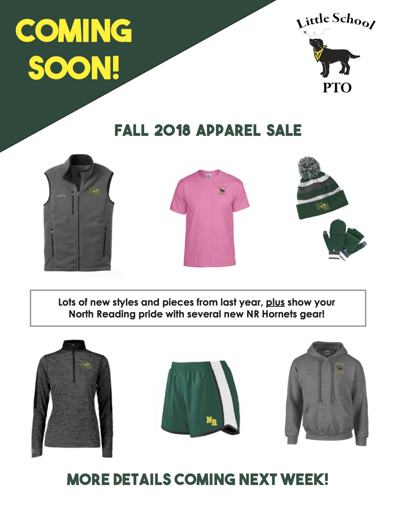Coming Soon! Fall Apparel Sale