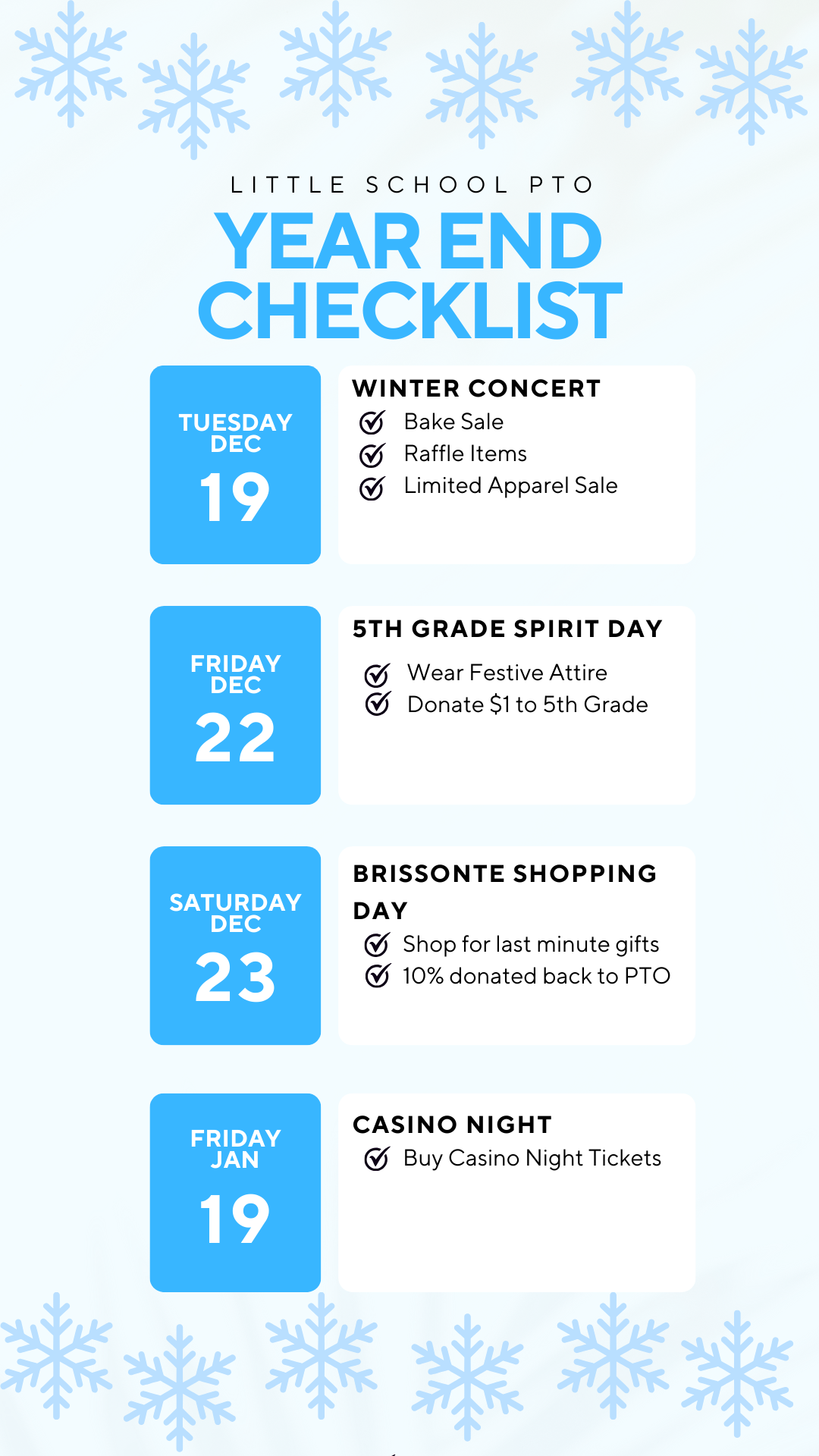 This Week at the Little School (12/18/23)