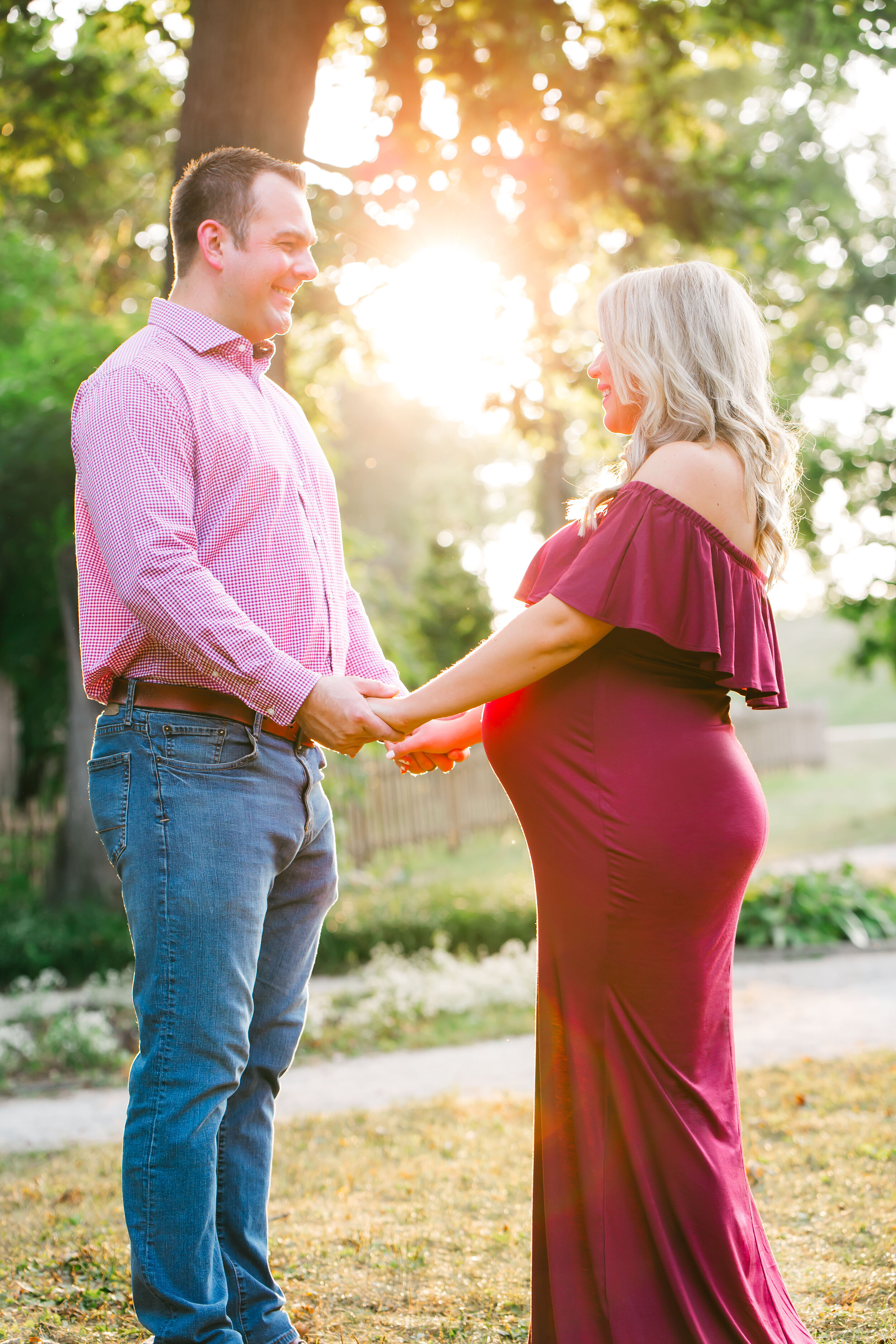 Sunset Maternity  Session | Pregnancy Photography | Algonquin IL | Lake in the Hills Il | Fabyan Forest Preserve in Geneva IL