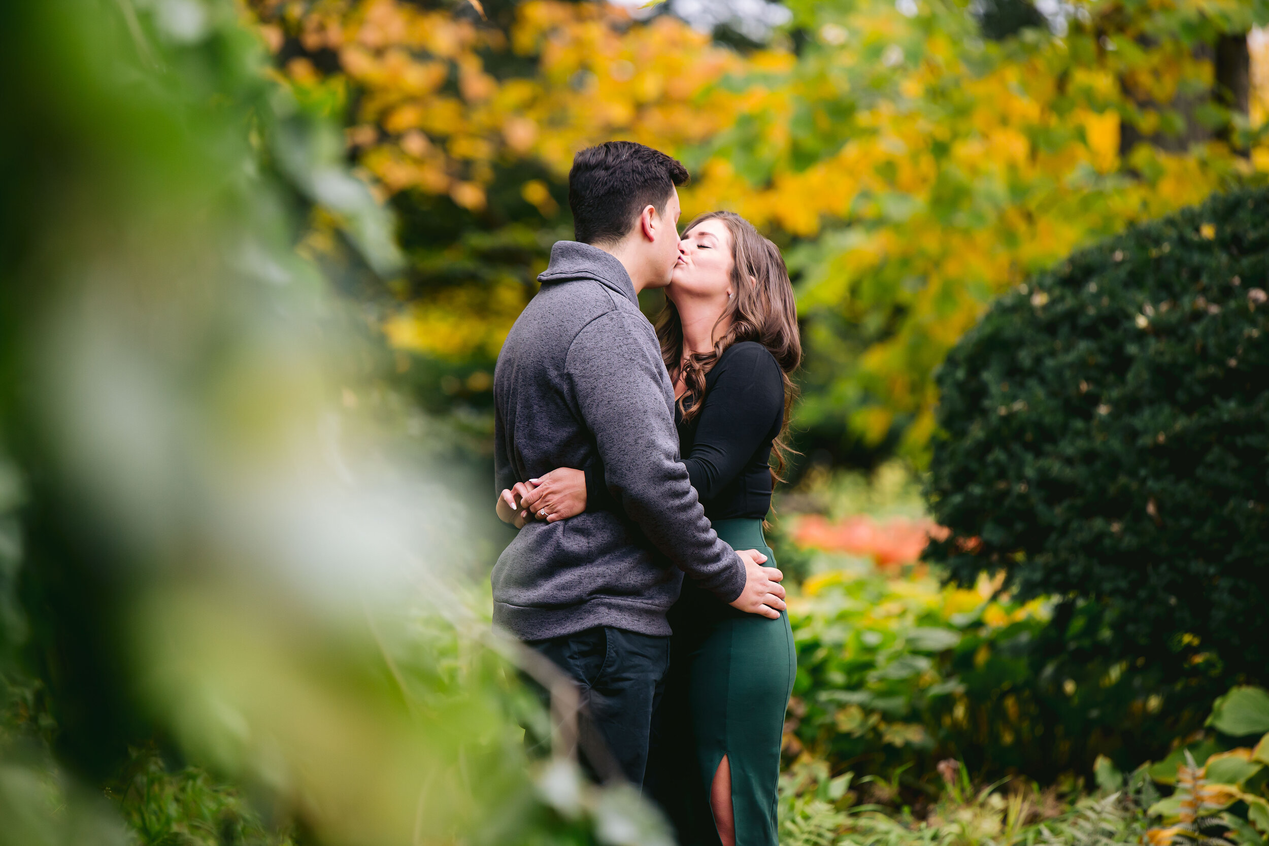 Autumn Engagement Photography - Algonquin IL