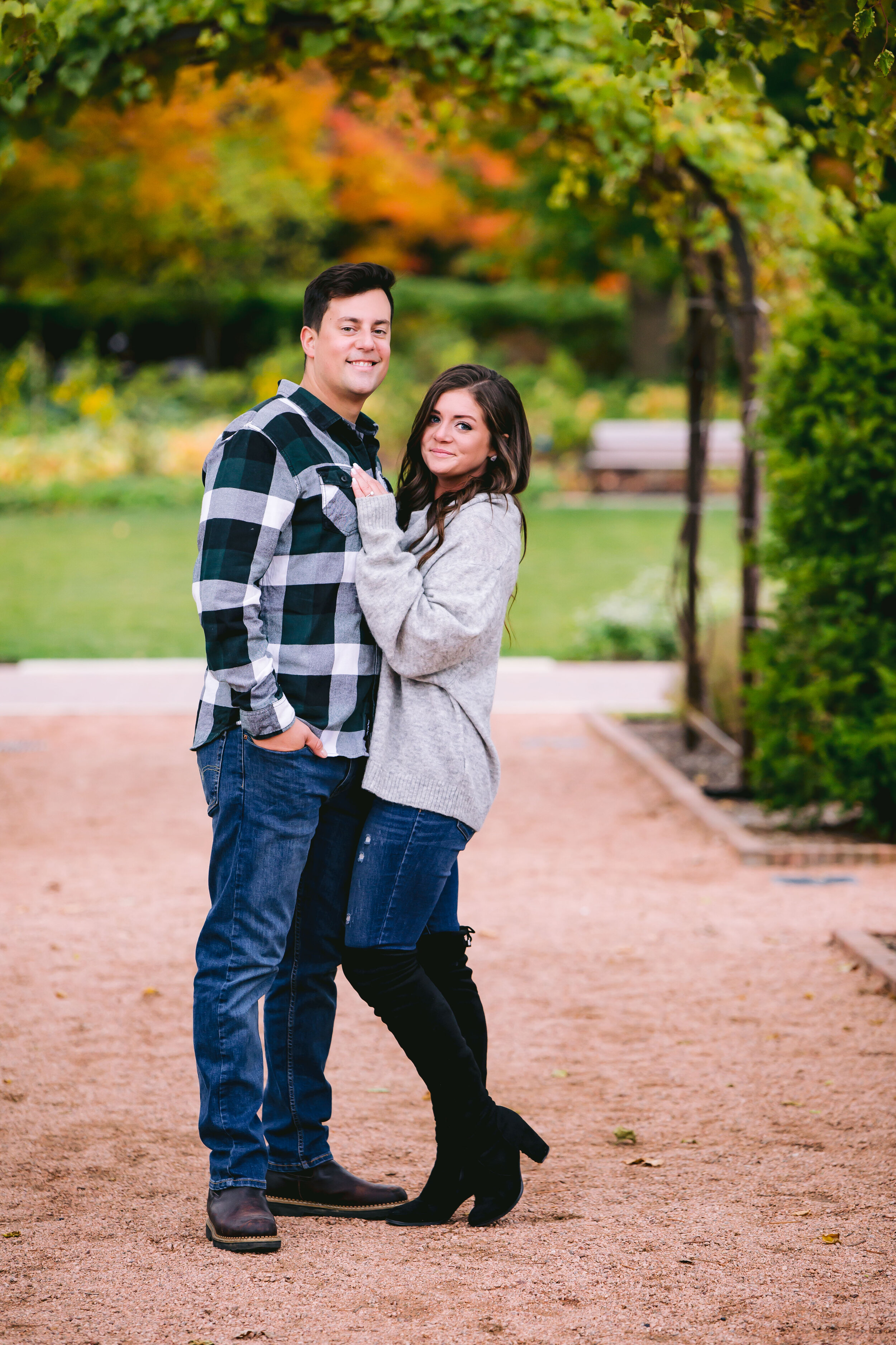 Chicago Engagement Photography - Cantigny Park Gardens