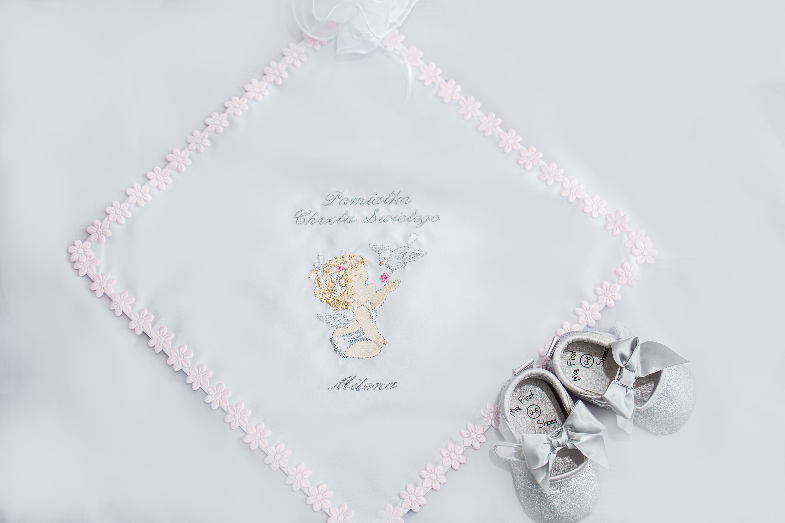 Christening Photo, Baby shoes, candle | Algonquin IL Photographer | Chicago Photography