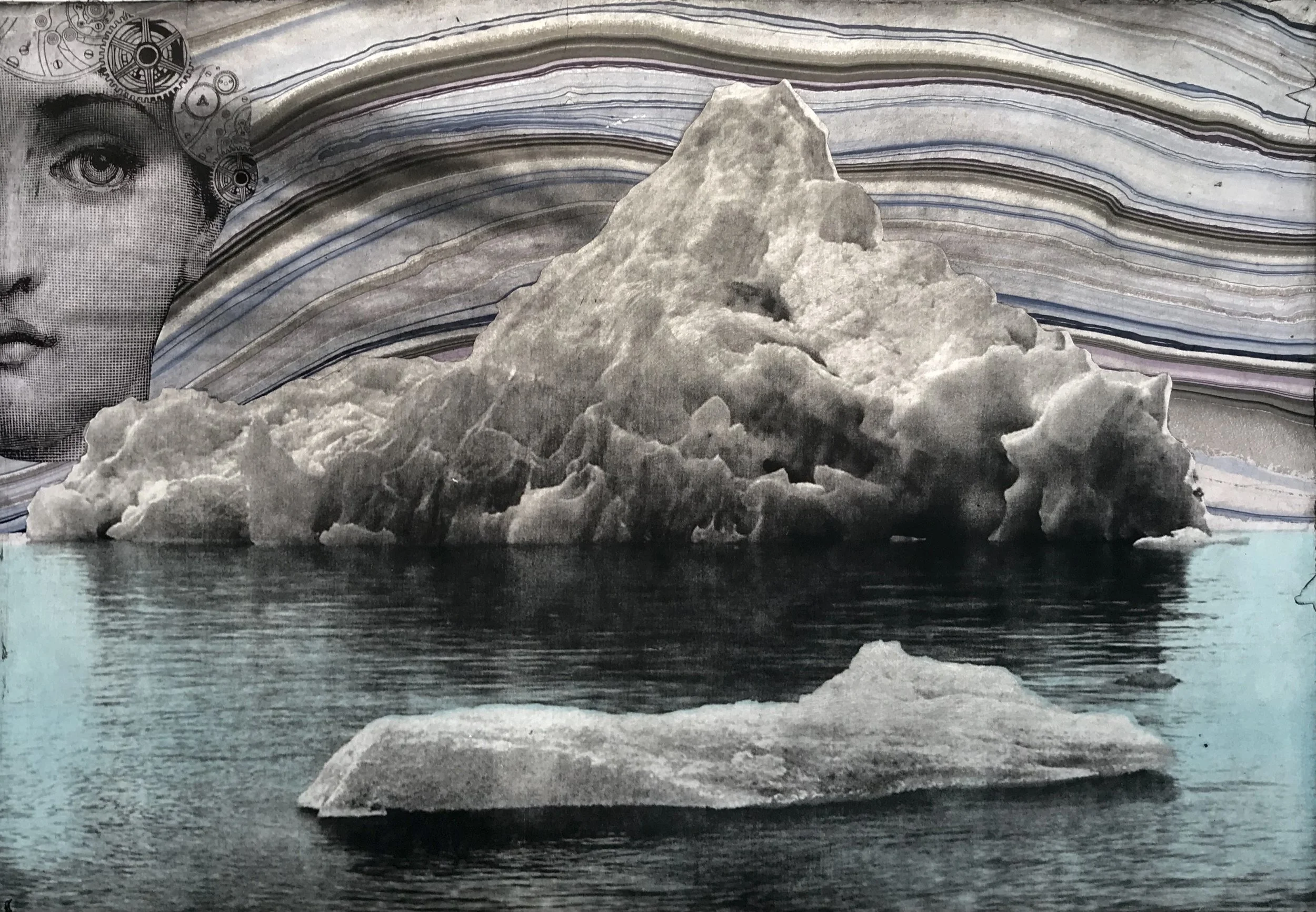 Stratified Witness, 16" x 24", $950.