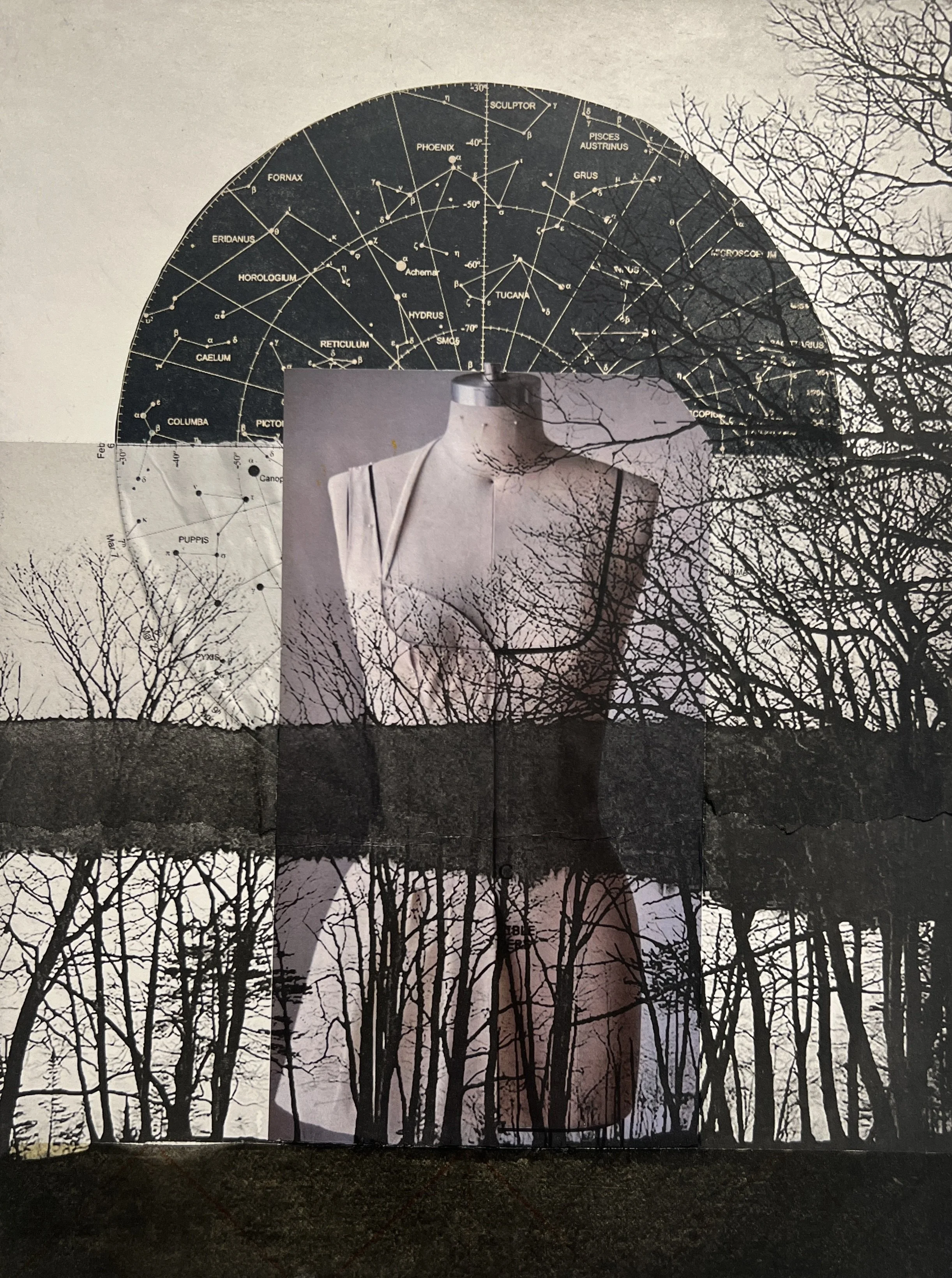 Lost, with Only the Stars to Guide Me, 12” x 16”, $850 (framed)