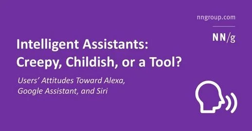 Intelligent Assistants: Creepy, Childish, or a Tool?