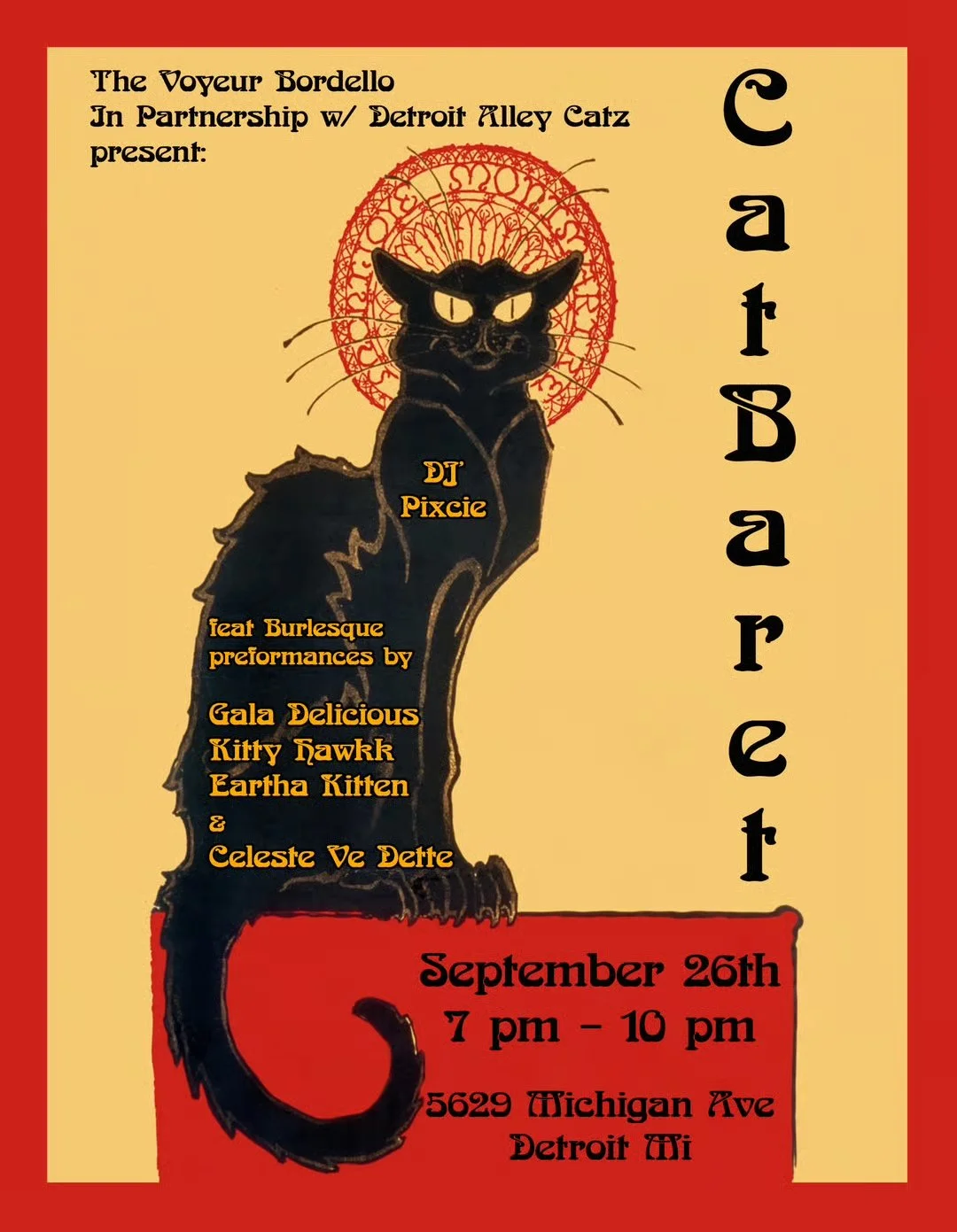 Catbaret Show at The Voyeur Bordello