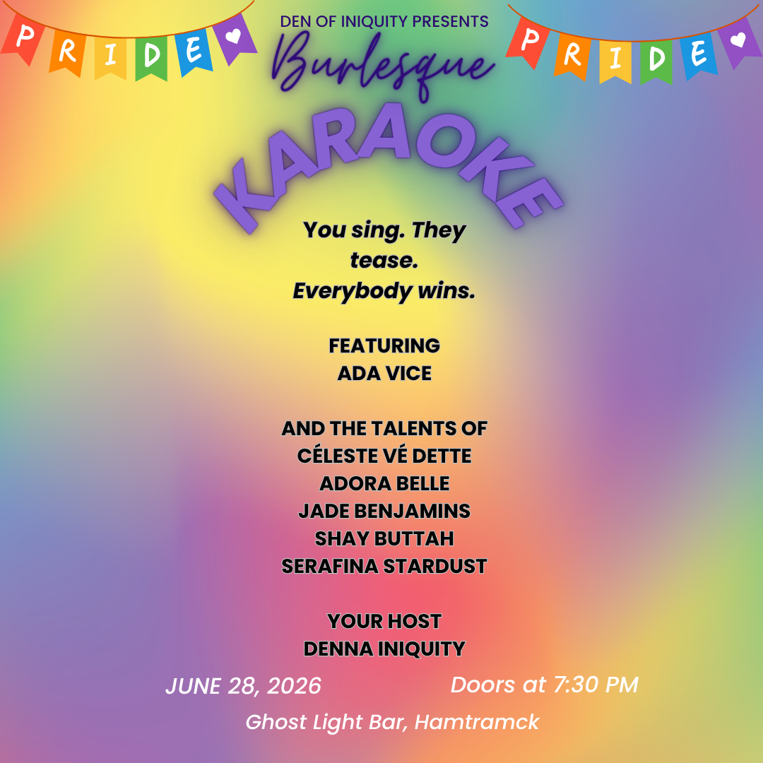 Burlesque Karaoke at Ghost Light  — Pride Month Edition
