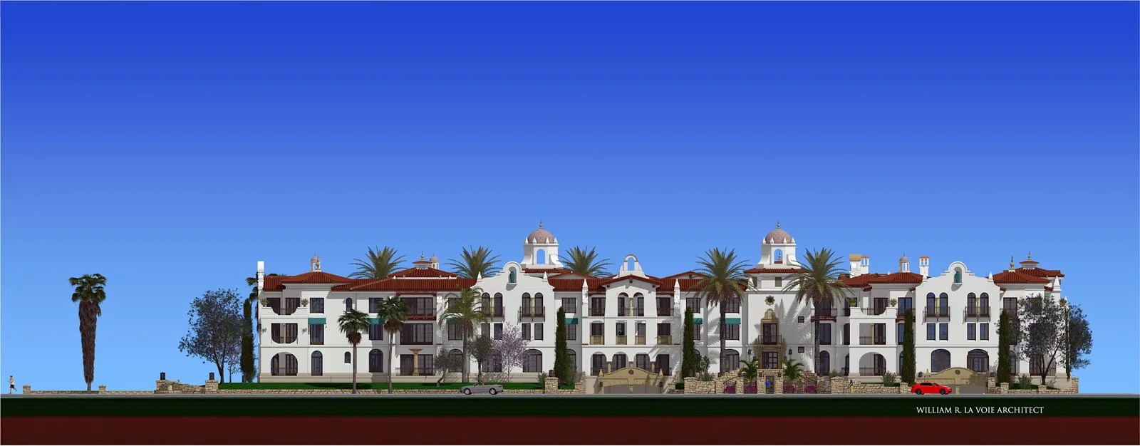 #William R. LaVoie Architect, #Santa Barbara, #Santa Barbara Architecture, #Spanish Colonial Revival Style, #Mission Revival Style, #Luxury Apartments