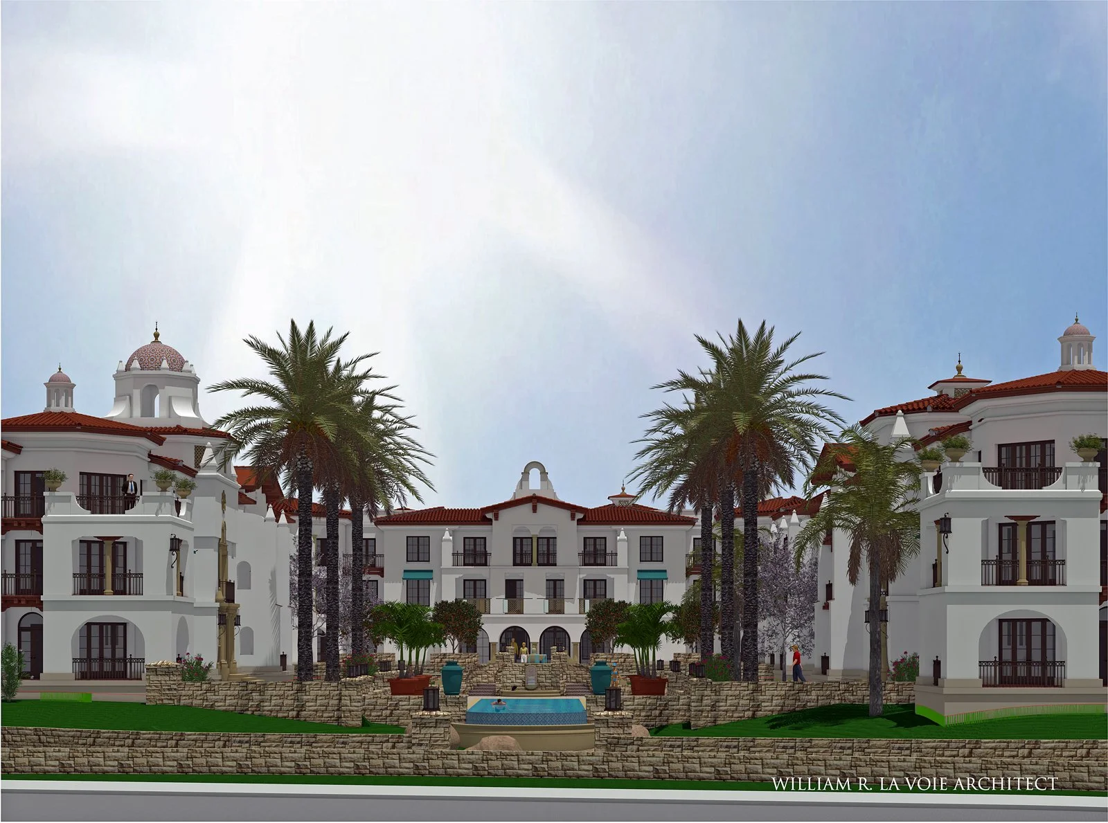#William R. LaVoie Architect, #Santa Barbara, #Santa Barbara Architecture, #Spanish Colonial Revival Style, #Mission Revival Style, #Luxury Apartments