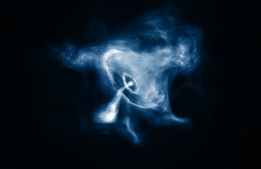 Today | Chandra 's view of the Crab Pulsar, with ten times better spatial resolution. Lynx will achieve even higher resolution, and maintain it over a 16-fold improvement in the image area.