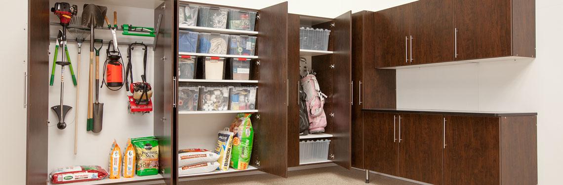 Neat Garage Storage Systems And, Storage Cabinets For The Garage