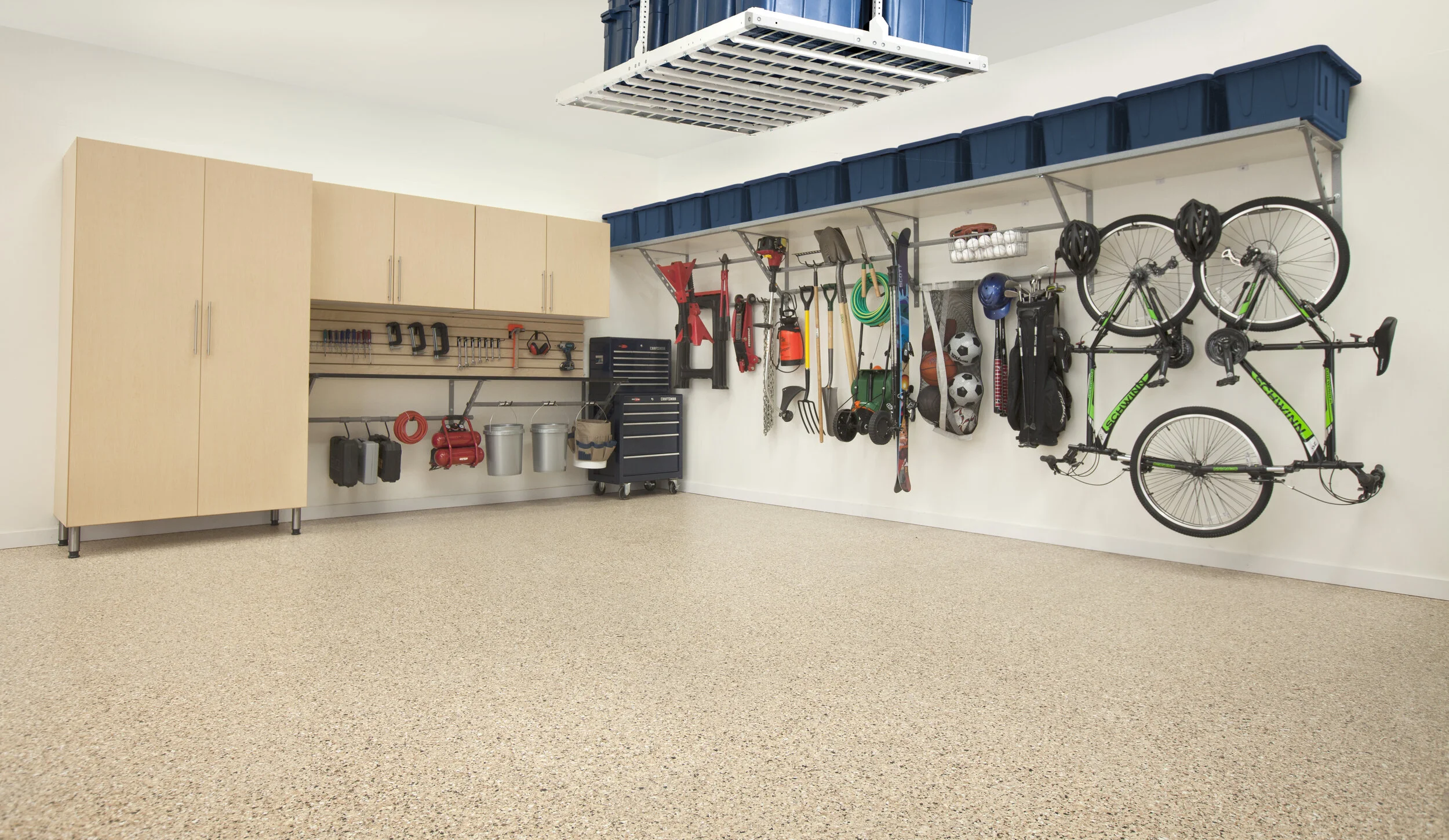 NEAT Garage Storage Systems and Flooring — Kid Friendly Storage Solutions