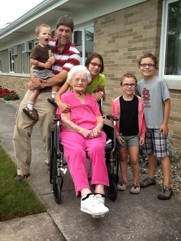 Grandma Gigi and my tribe – We miss her and can’t wait to see her smiling face again in heaven!