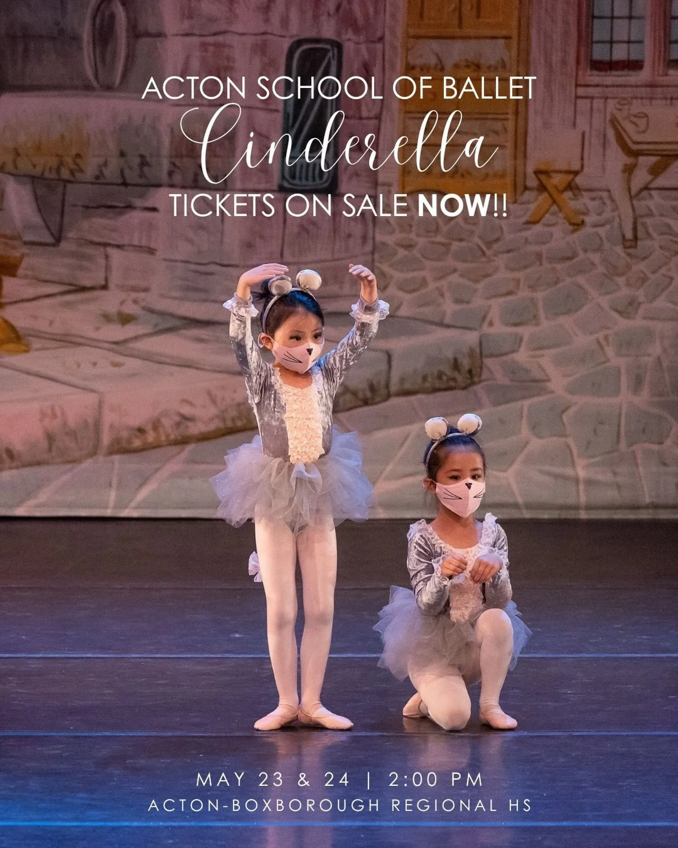 Tickets are on sale now for Cinderella!! Find them under the &lsquo;Resources&rsquo; tab on our website.🐭🪄🩰

#cinderella #actonschoolofballet #balletstudio #preprofessionalballettraining #kidsballet