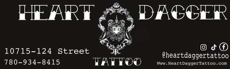 Heart & Dagger Tattoo logo
