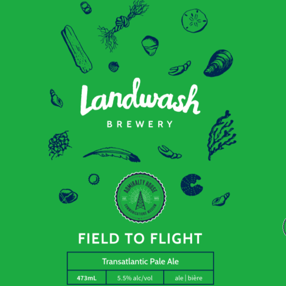 Field to Flight Transatlantic Pale Ale (5.5% acc/vol) Brewed in collaboration with Admrility House Communications Museum for their Firled to Flight Exhibit which celebrates the 100th anniversary of the Transatlantic Air Race. Brewed with Canadian malt and hopped with English hops, Field to Flight is a golden ale with a spicy and herbal profile.