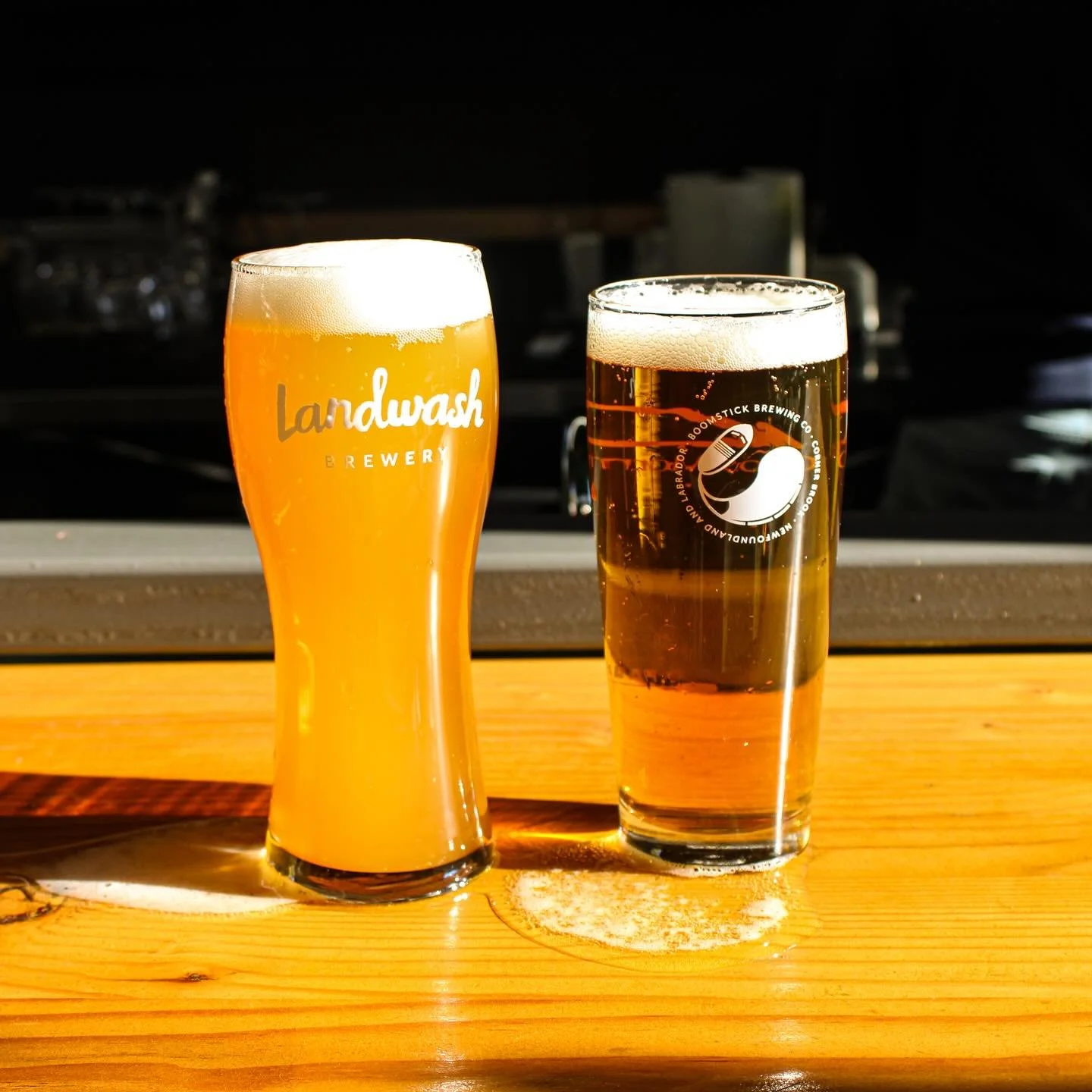 East + West Oktoberfest was an absolute success!
🍻 
The folks at Landwash ventured out to Corner Brook and took in some phenomenal hospitality from everyone at @boomstickbrewing and @hewanddraw_nl 
🍁
We had a bunch of laughs, played some hammerschl